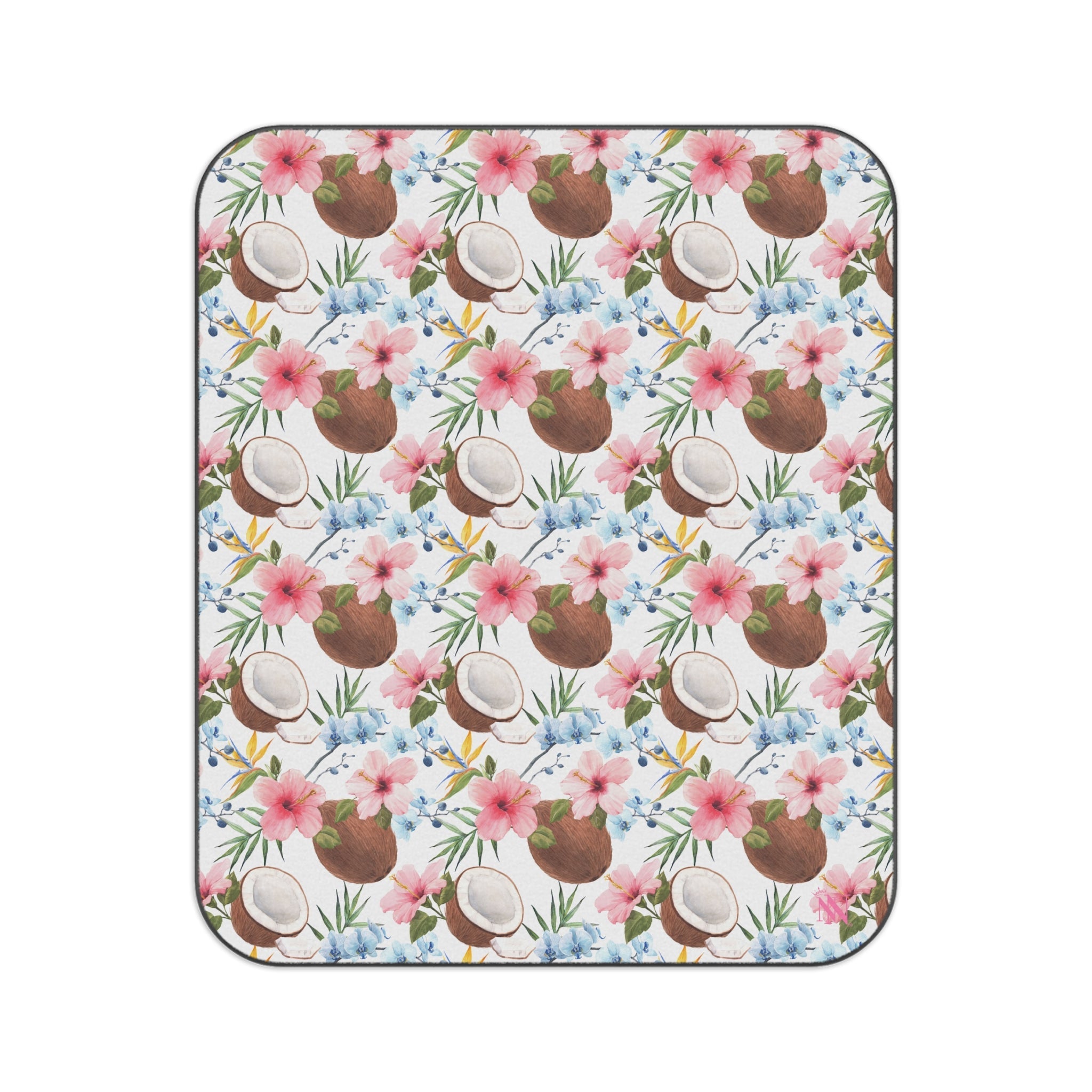 Hawaiian Coconut Shirt | Mix Match Fun-Flirty Lovers’ Water-Resistant Blankets