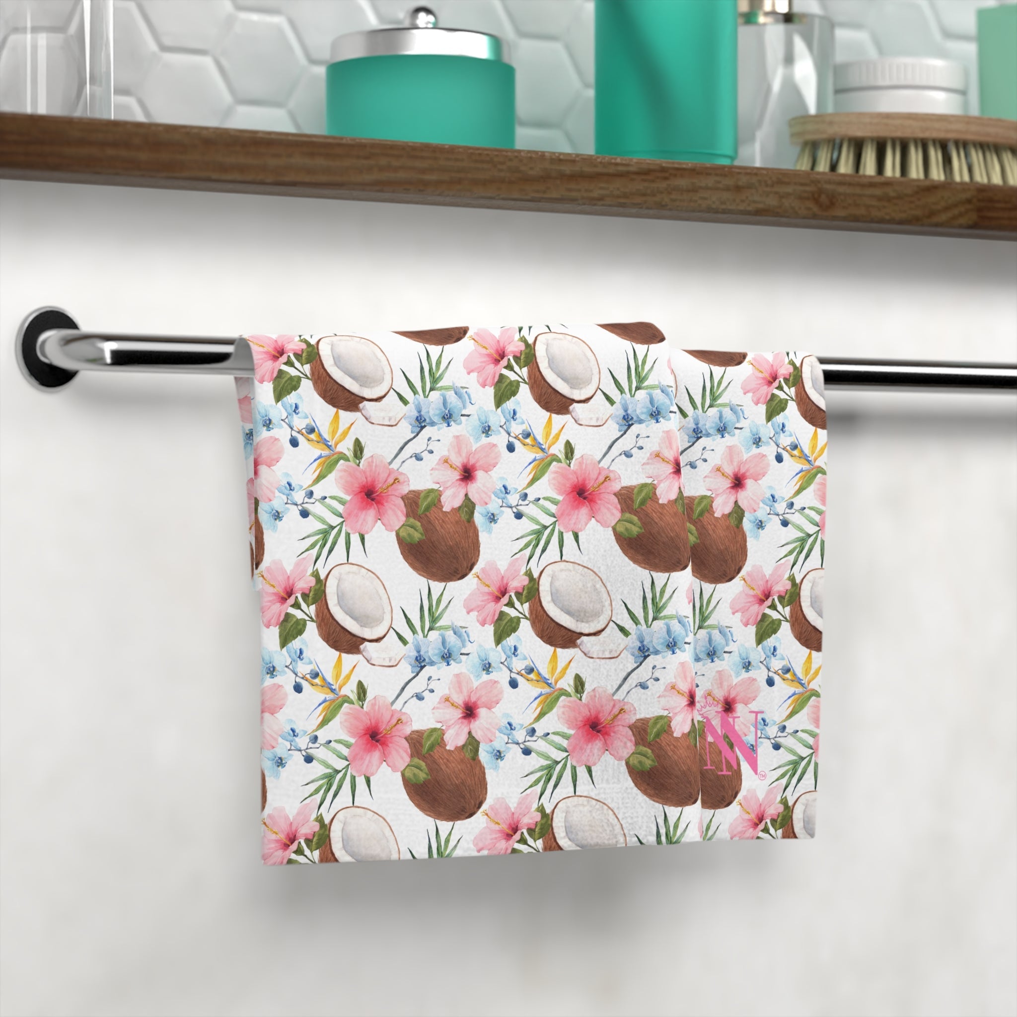 Hawaiian Coconut Shirt | Mix & Match Lils’ Fun-Flirty Lovers’ Towels