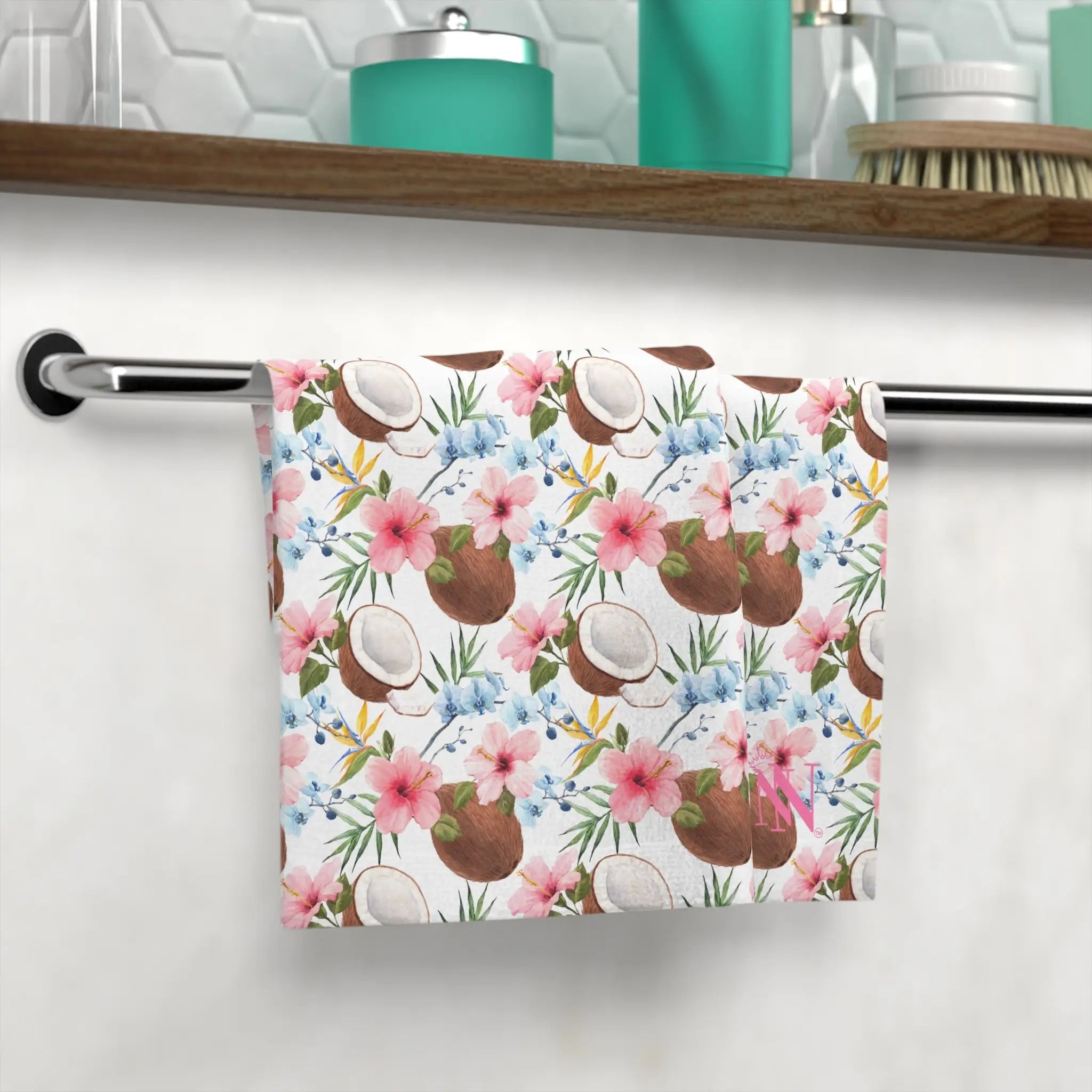Hawaiian Coconut Shirt | Mix & Match Lils’ Fun-Flirty Lovers’ Towels