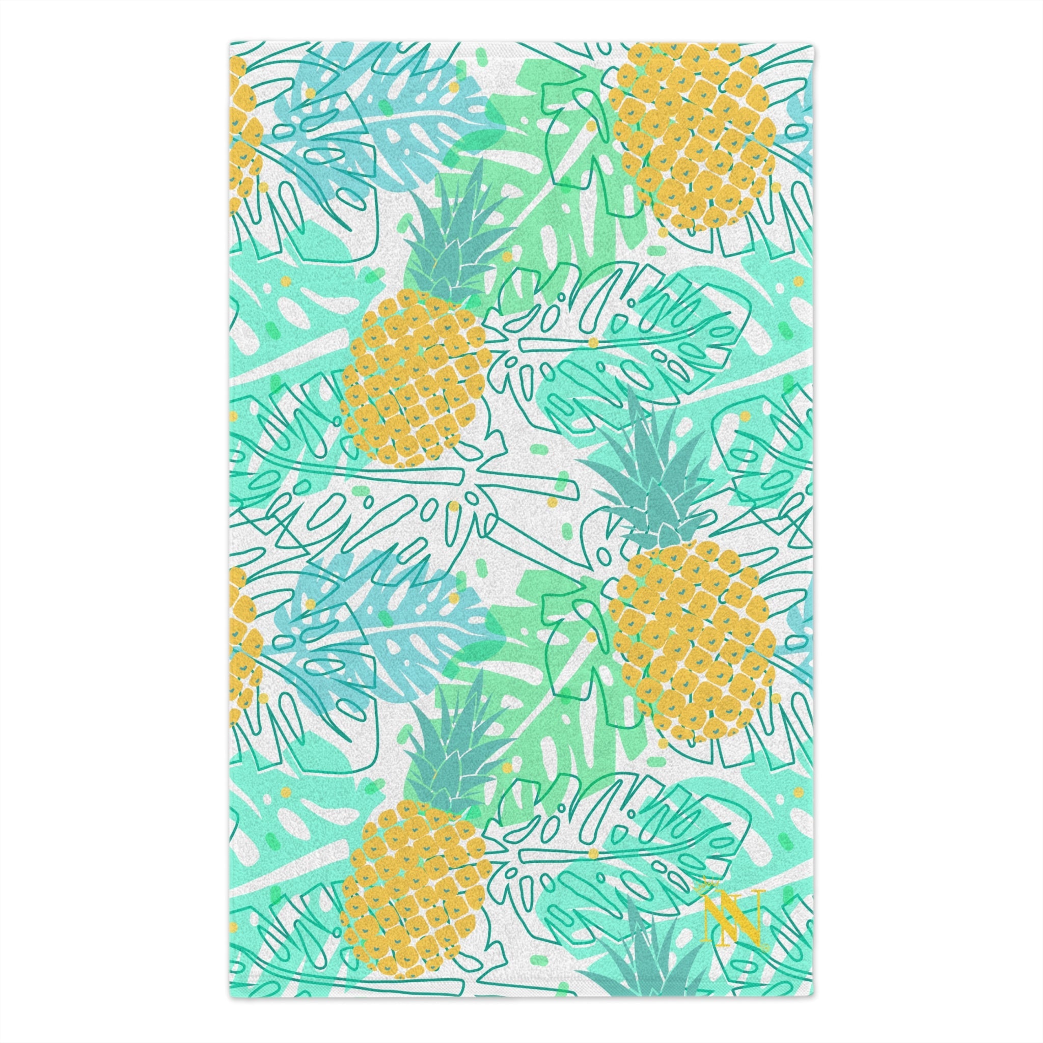 Hawaiian Pineapple Shirt | Mix & Match Soft Fun-Flirty Lovers’ Towels
