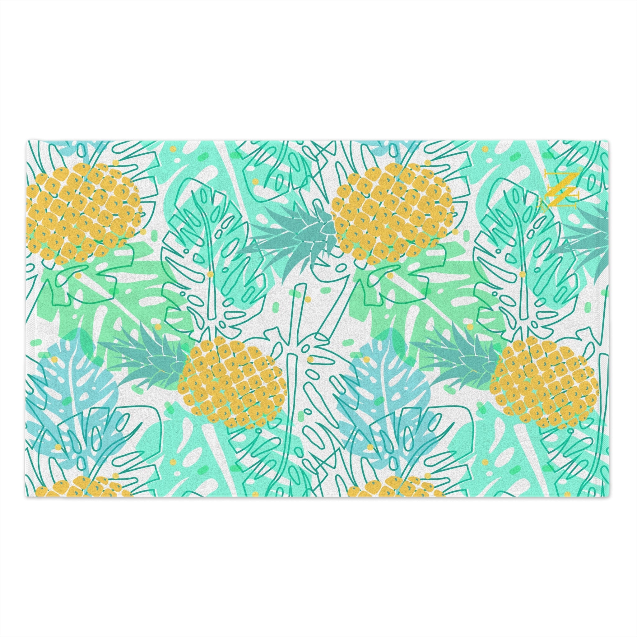 Hawaiian Pineapple Shirt | Mix & Match Soft Fun-Flirty Lovers’ Towels
