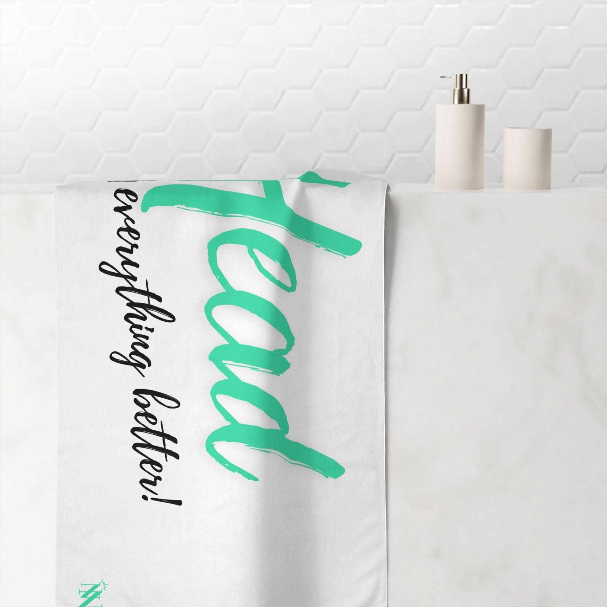 Head Makes Everything Better! Fun XL Cum Towel | Bold & Sexy Stylish