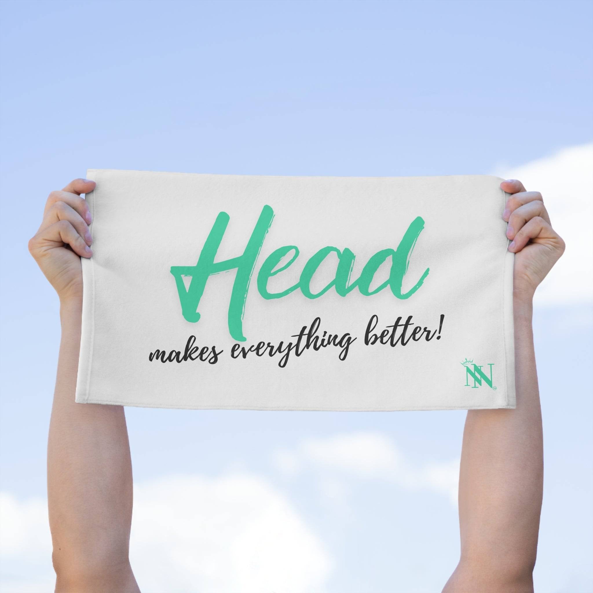 Head Makes Everything Better! | Mix & Match Soft Fun-Flirty Lovers’ Towels