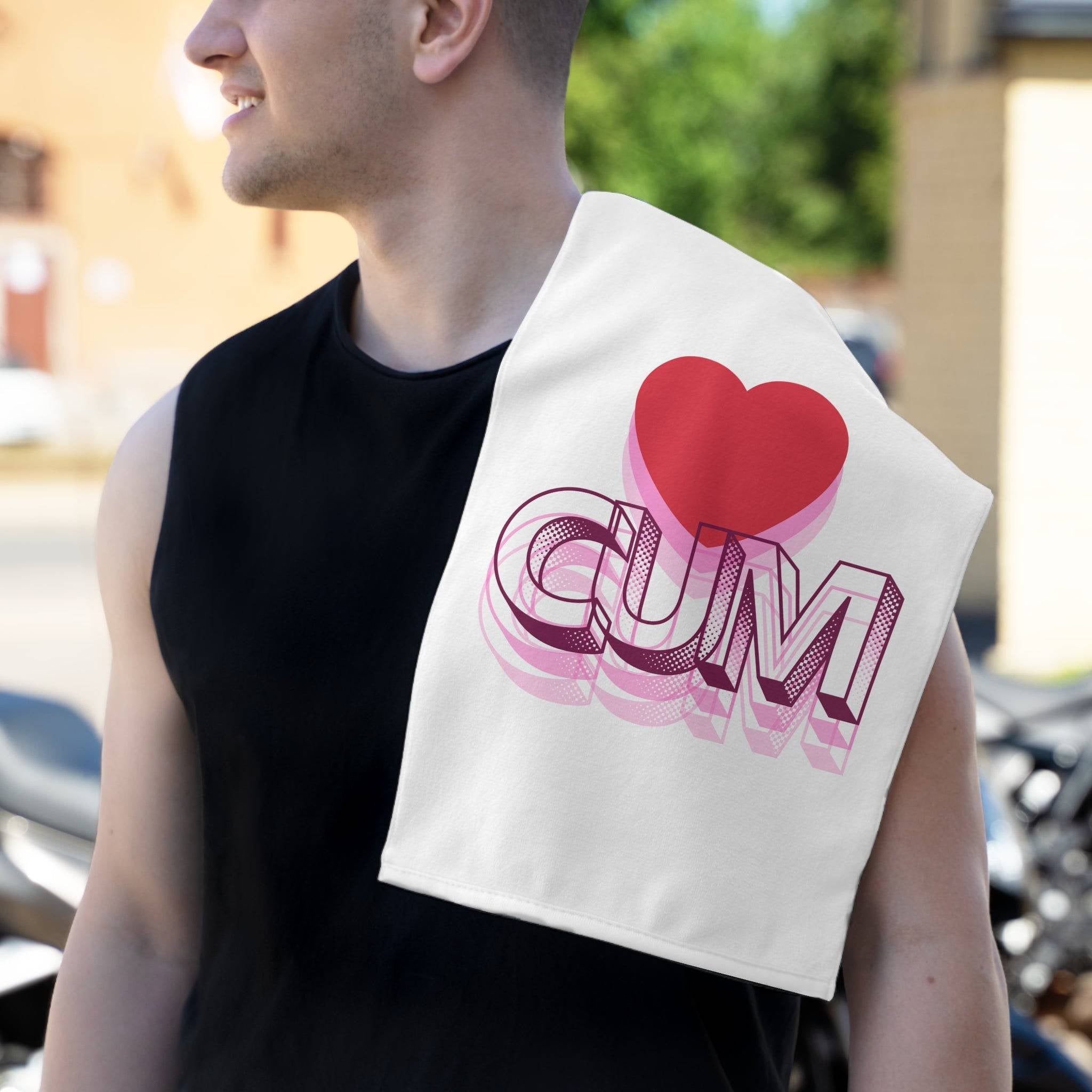 Heart Cum | Mix & Match Soft Fun-Flirty Lovers’ Towels