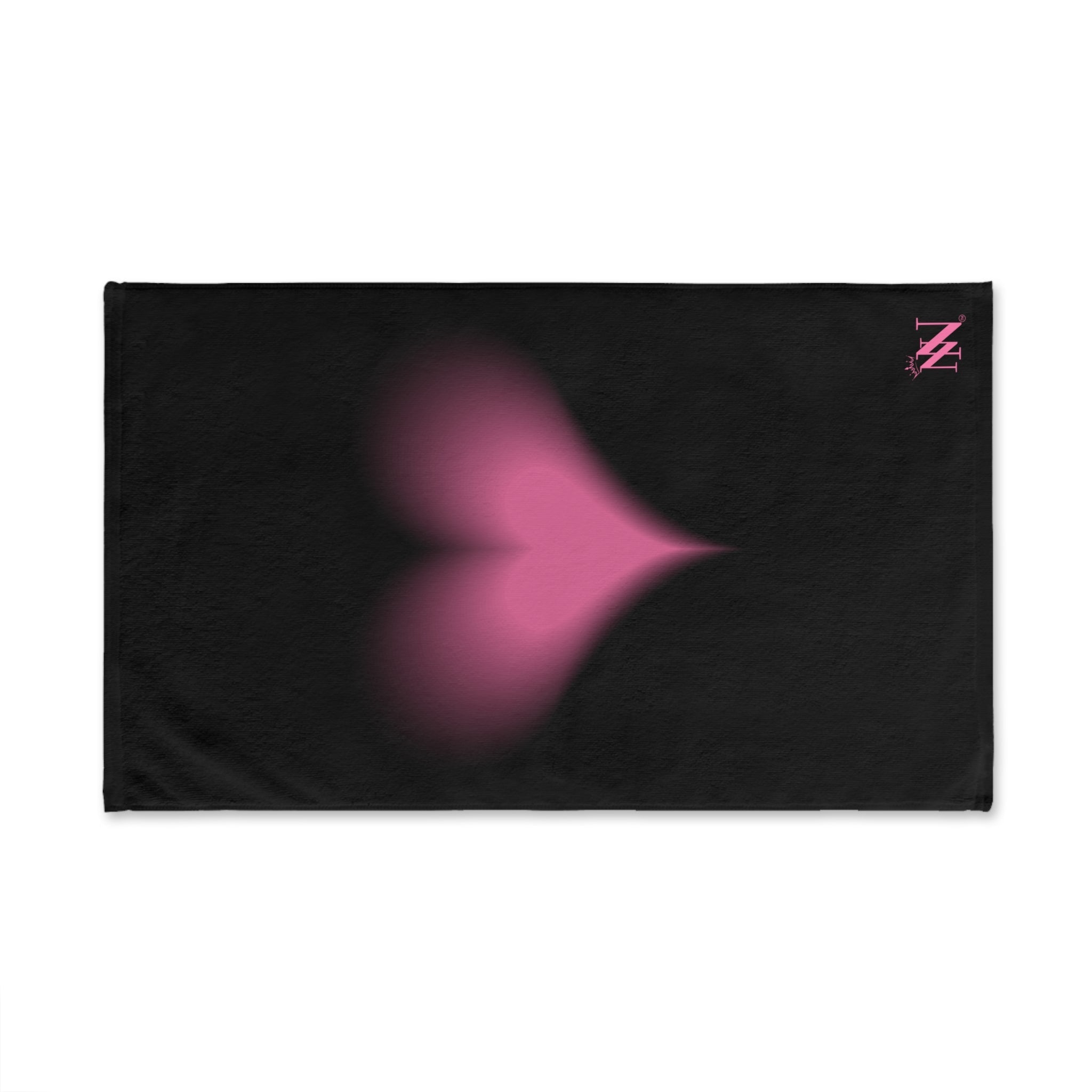 Heart Fades Black | Mix & Match Original Fun-Flirty Lovers’ Towels
