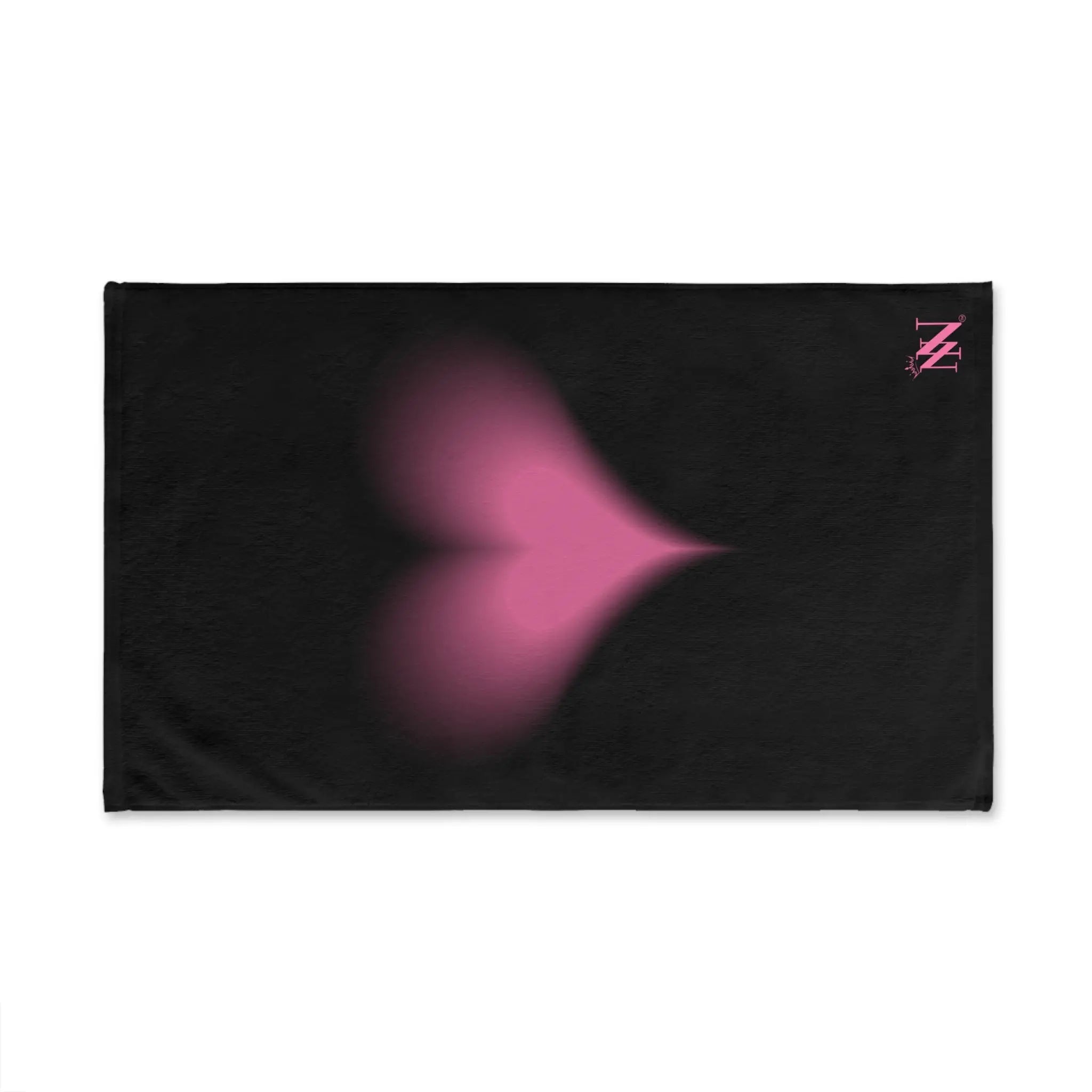 Heart Fades Black | Mix & Match Original Fun-Flirty Lovers’ Towels