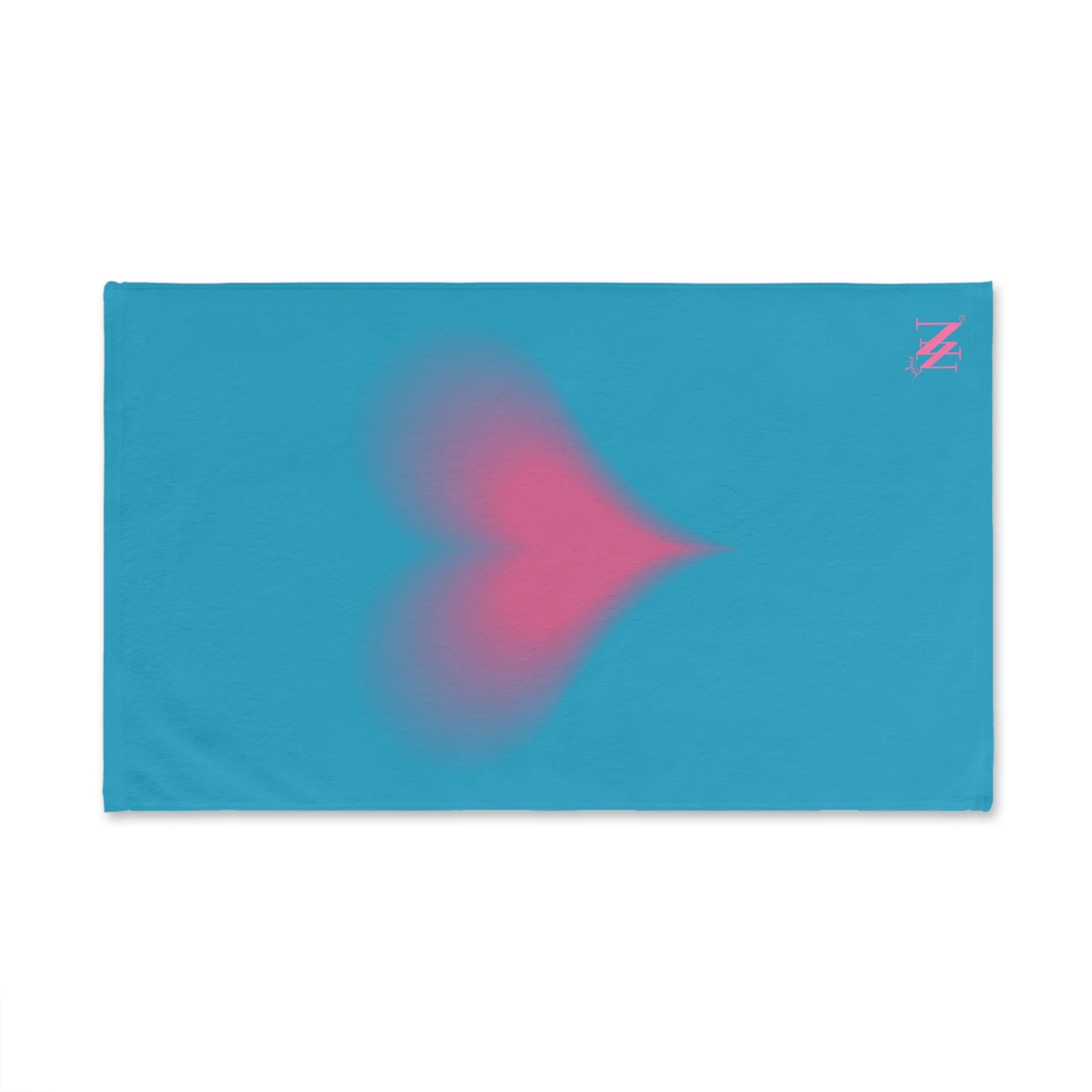 Heart Fades Turquoise | Mix & Match Original Fun-Flirty Lovers’ Towels