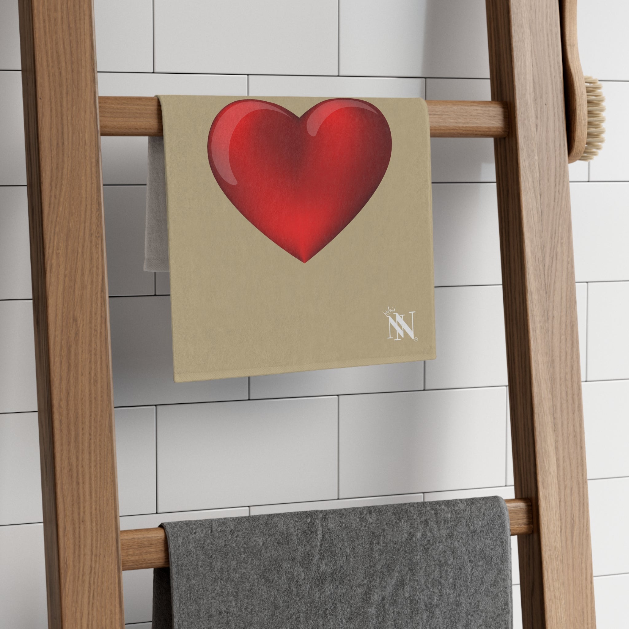 Heart King Gold | Mix & Match Soft Fun-Flirty Lovers’ Towels