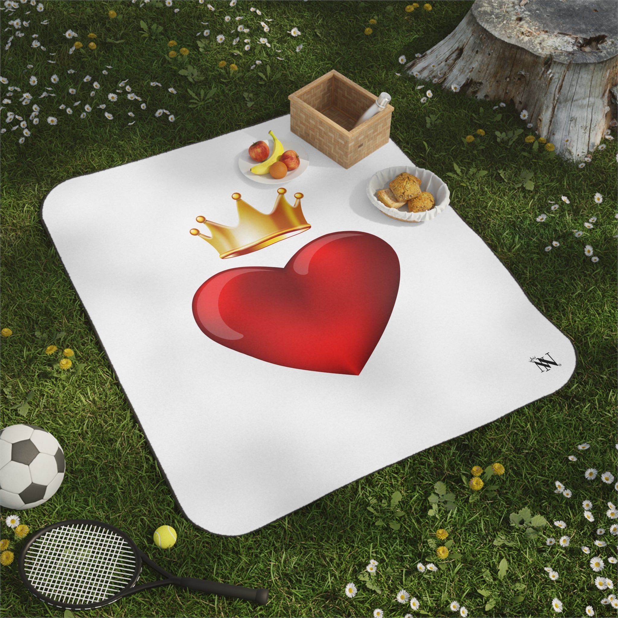 Heart King | Mix Match Fun-Flirty Lovers’ Water-Resistant Blankets