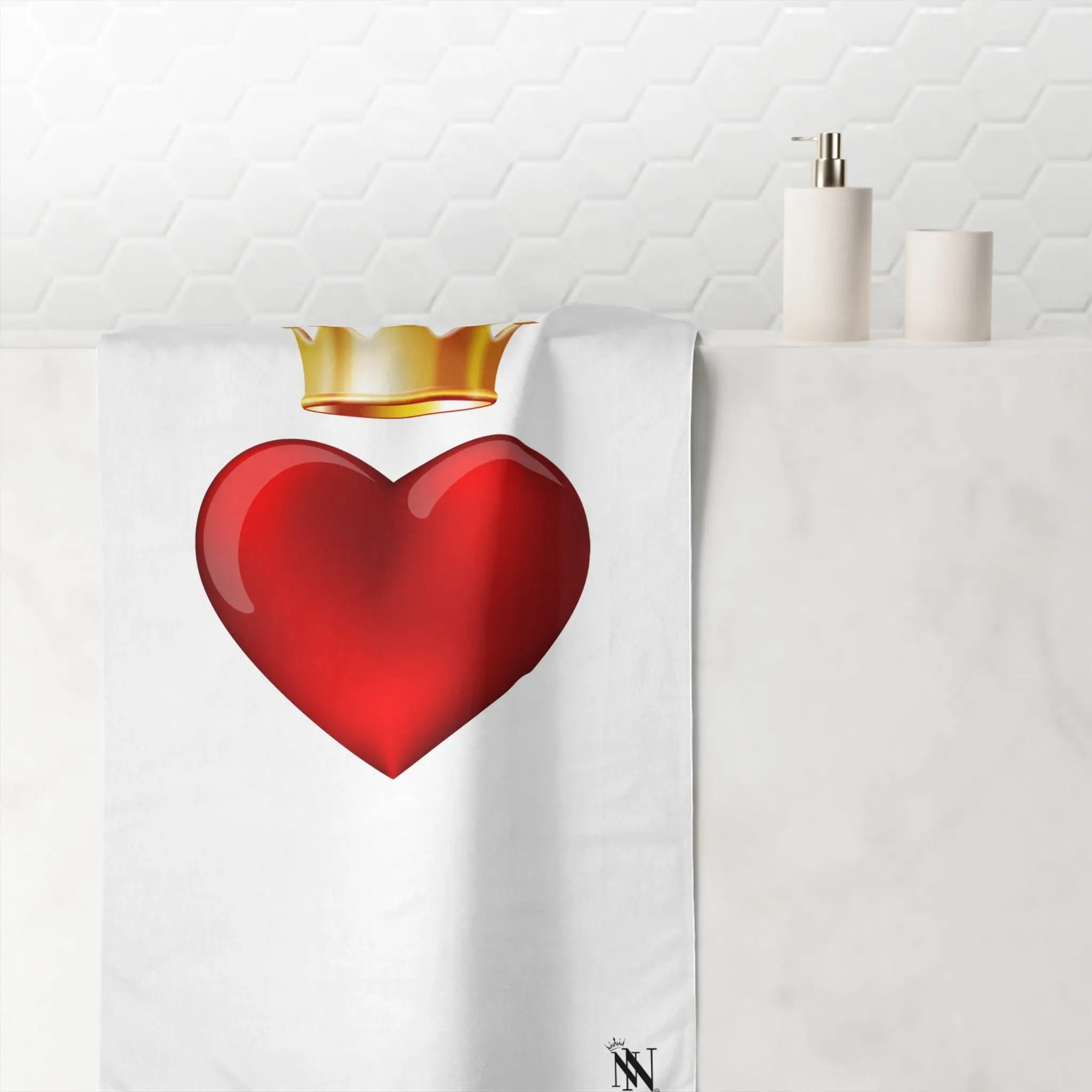 Heart King | Mix & Match XL Fun-Flirty Lovers’ Towels