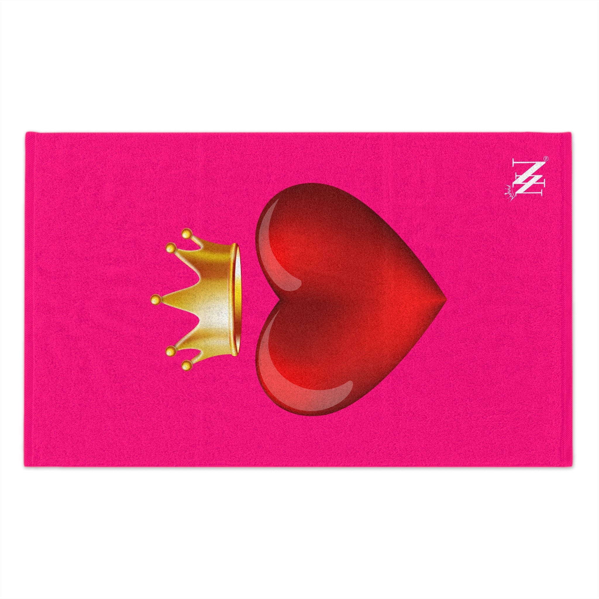 Heart King Pink | Mix & Match Soft Fun-Flirty Lovers’ Towels