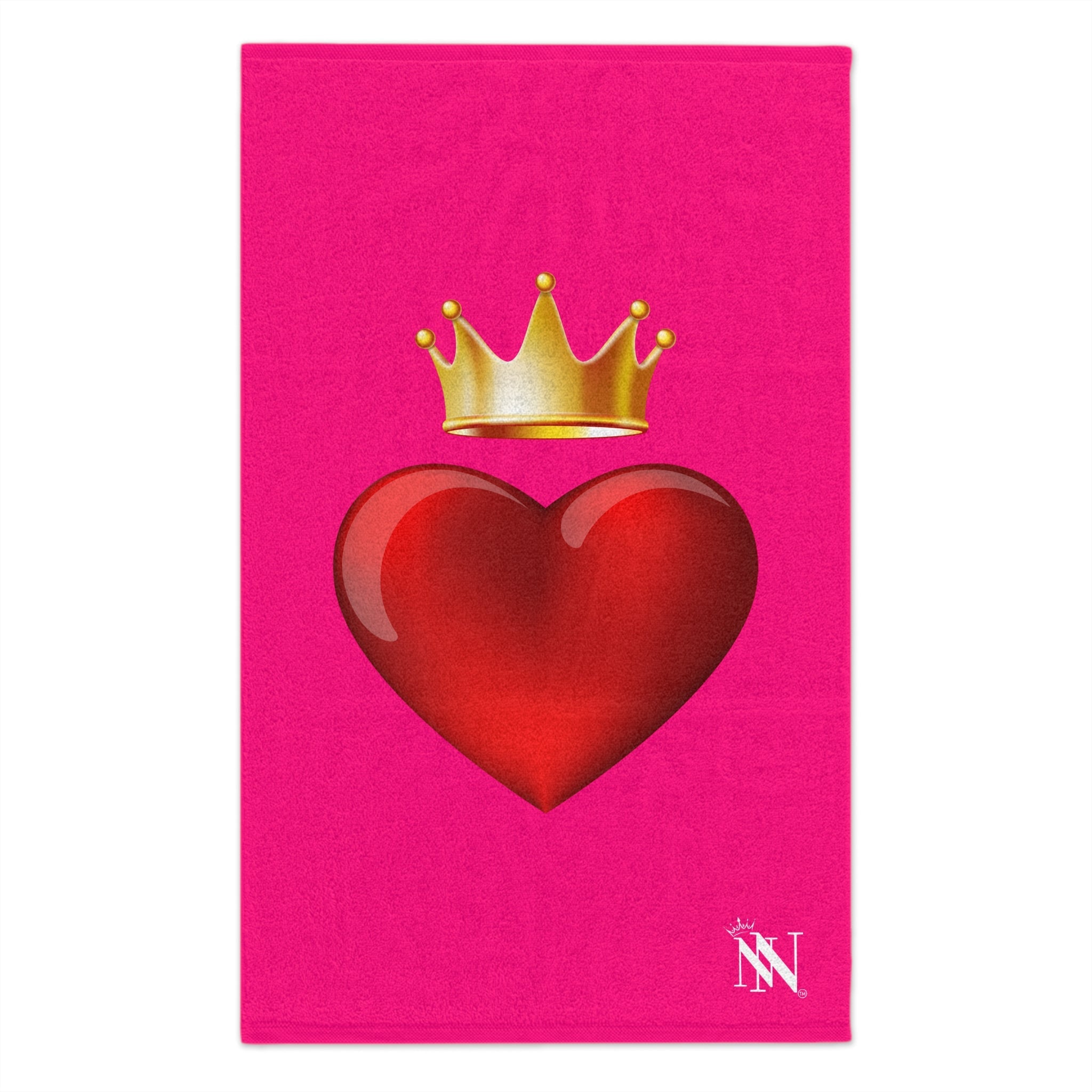 Heart King Pink | Mix & Match Soft Fun-Flirty Lovers’ Towels