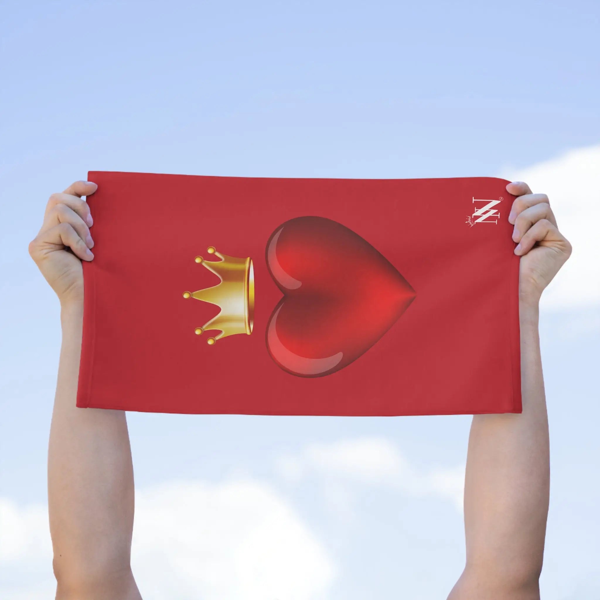 Heart King Red | Mix & Match Soft Fun-Flirty Lovers’ Towels
