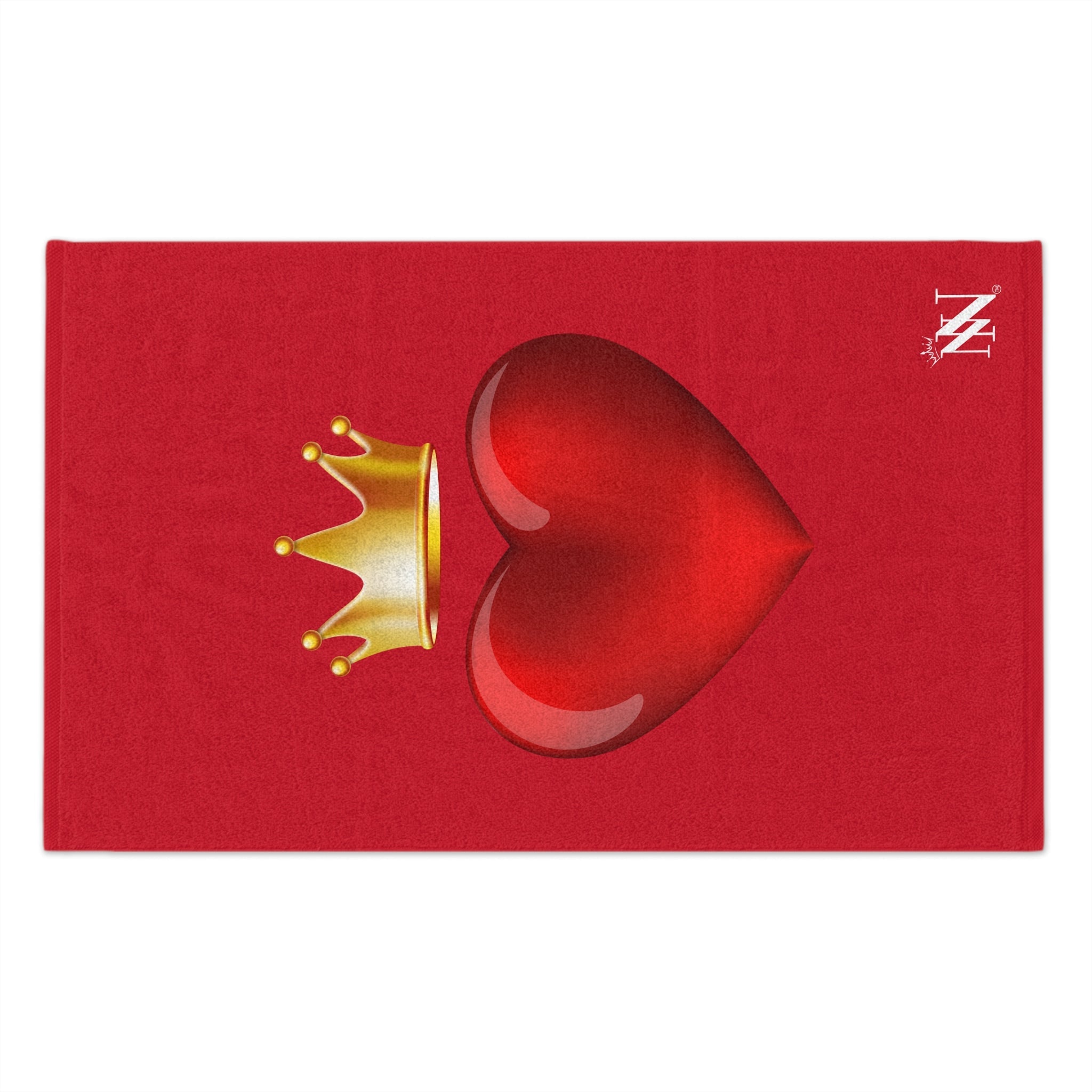 Heart King Red | Mix & Match Soft Fun-Flirty Lovers’ Towels