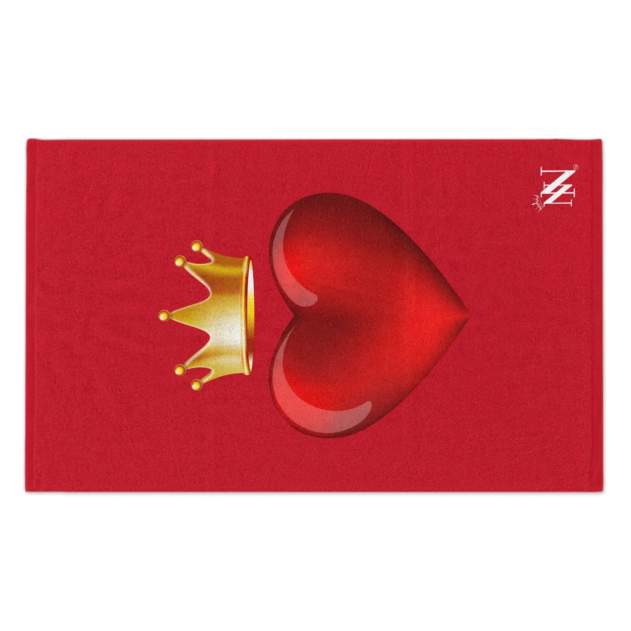 Heart King Red | Mix & Match Soft Fun-Flirty Lovers’ Towels