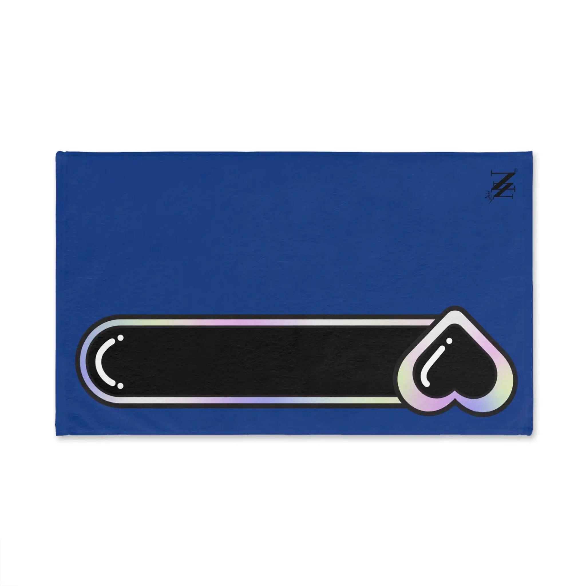Heart Love Toy Meter Blue | Mix & Match Original Fun-Flirty Lovers’ Towels