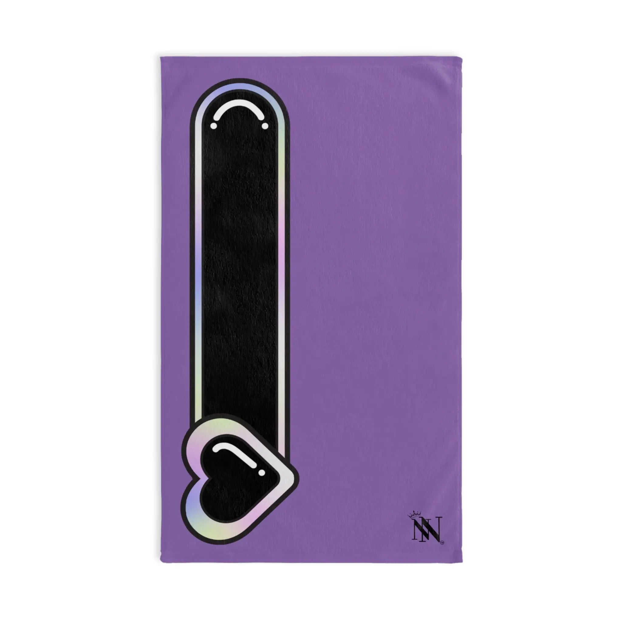 Heart Love Toy Meter Lavendar | Mix & Match Original Fun-Flirty Lovers’ Towels
