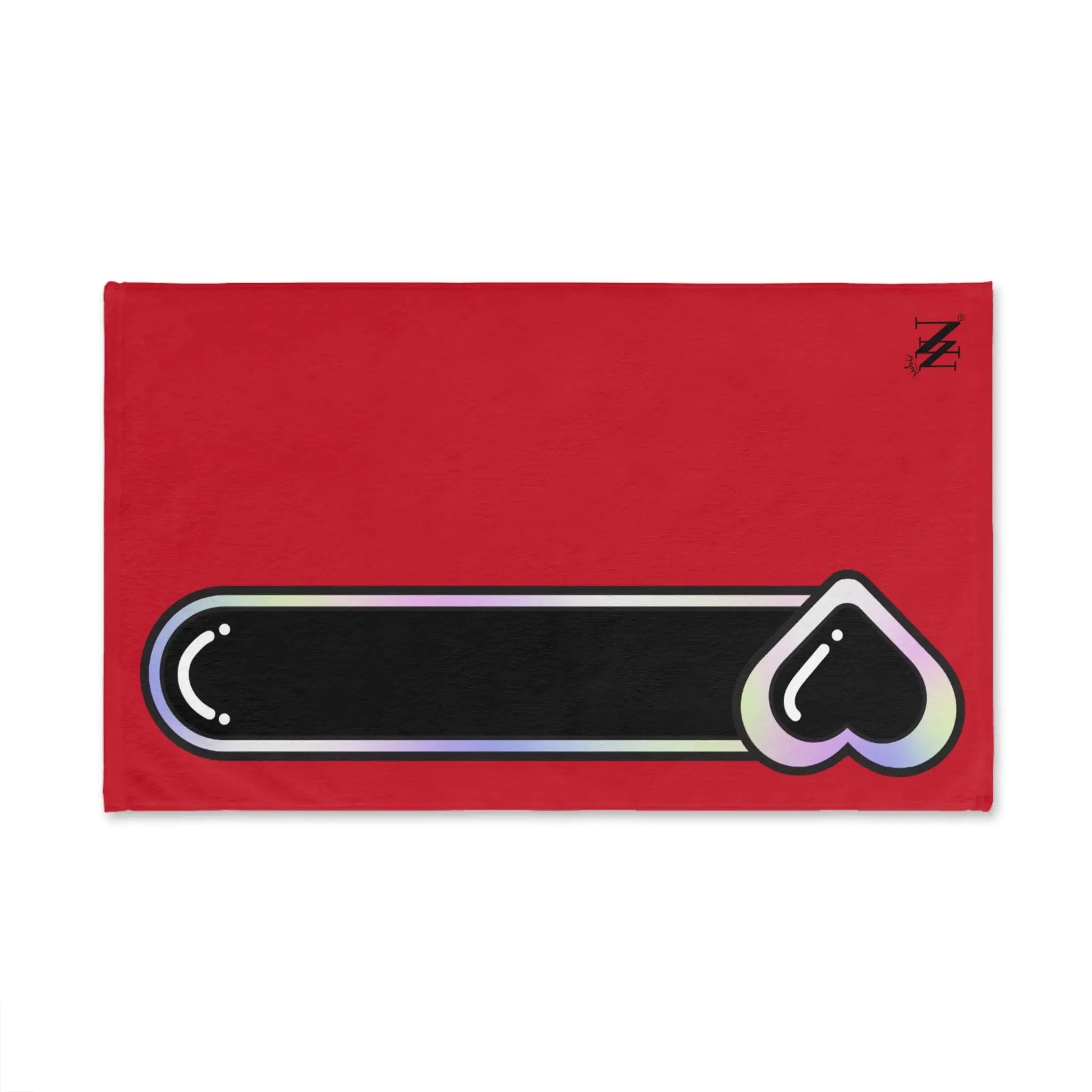 Heart Love Toy Meter Red | Mix & Match Original Fun-Flirty Lovers’ Towels