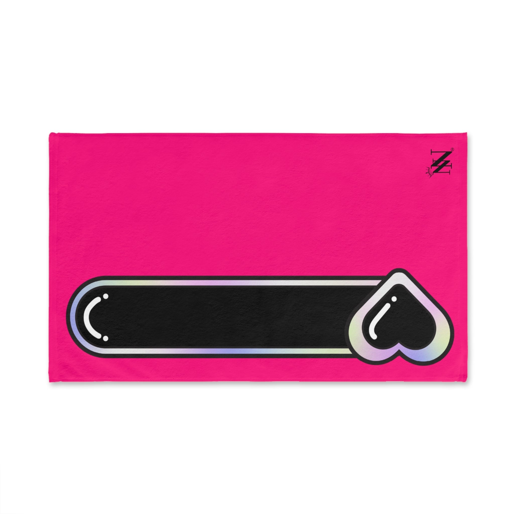 Heart Love Toy Meter Signature Pink | Mix & Match Original Fun-Flirty Lovers’ Towels
