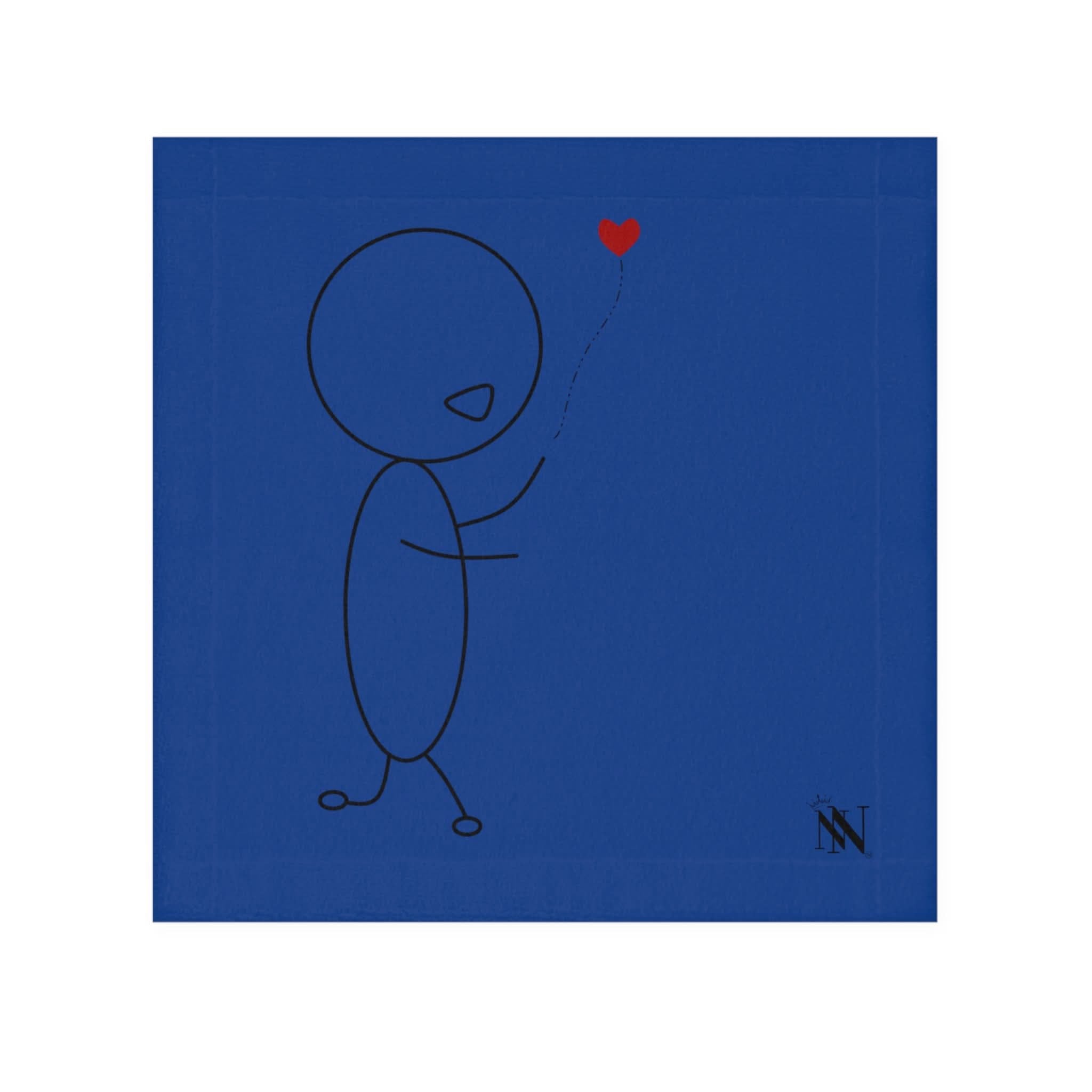 Heart on a String Blue | Mix & Match Lils’ Fun-Flirty Lovers’ Towels