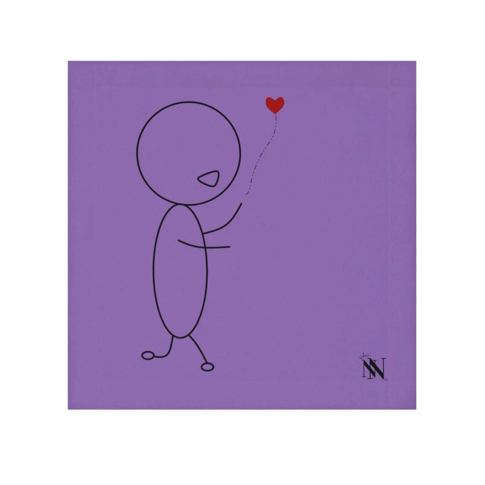 Heart on a String Lavendar | Mix & Match Lils’ Fun-Flirty Lovers’ Towels