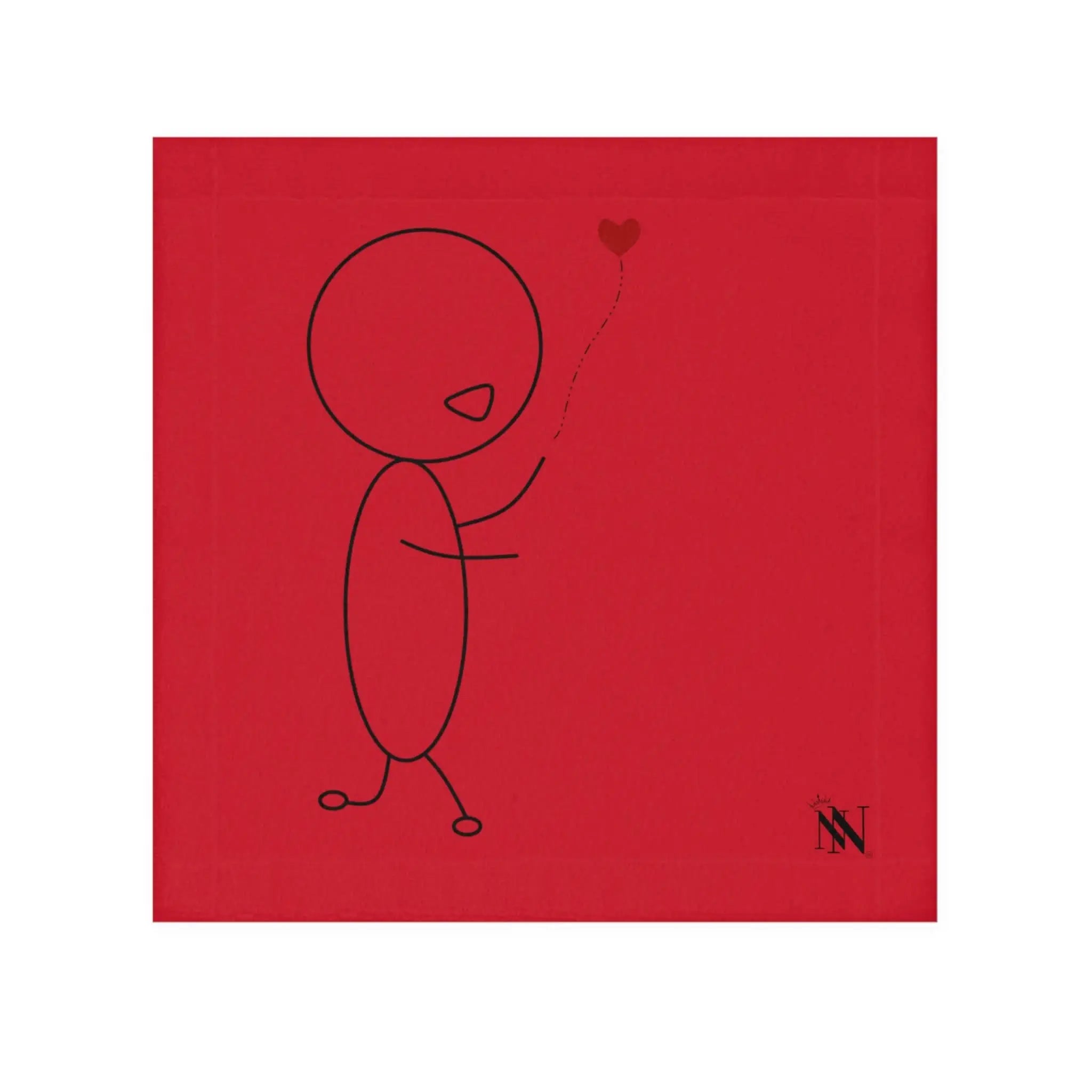 Heart on a String Red | Mix & Match Lils’ Fun-Flirty Lovers’ Towels