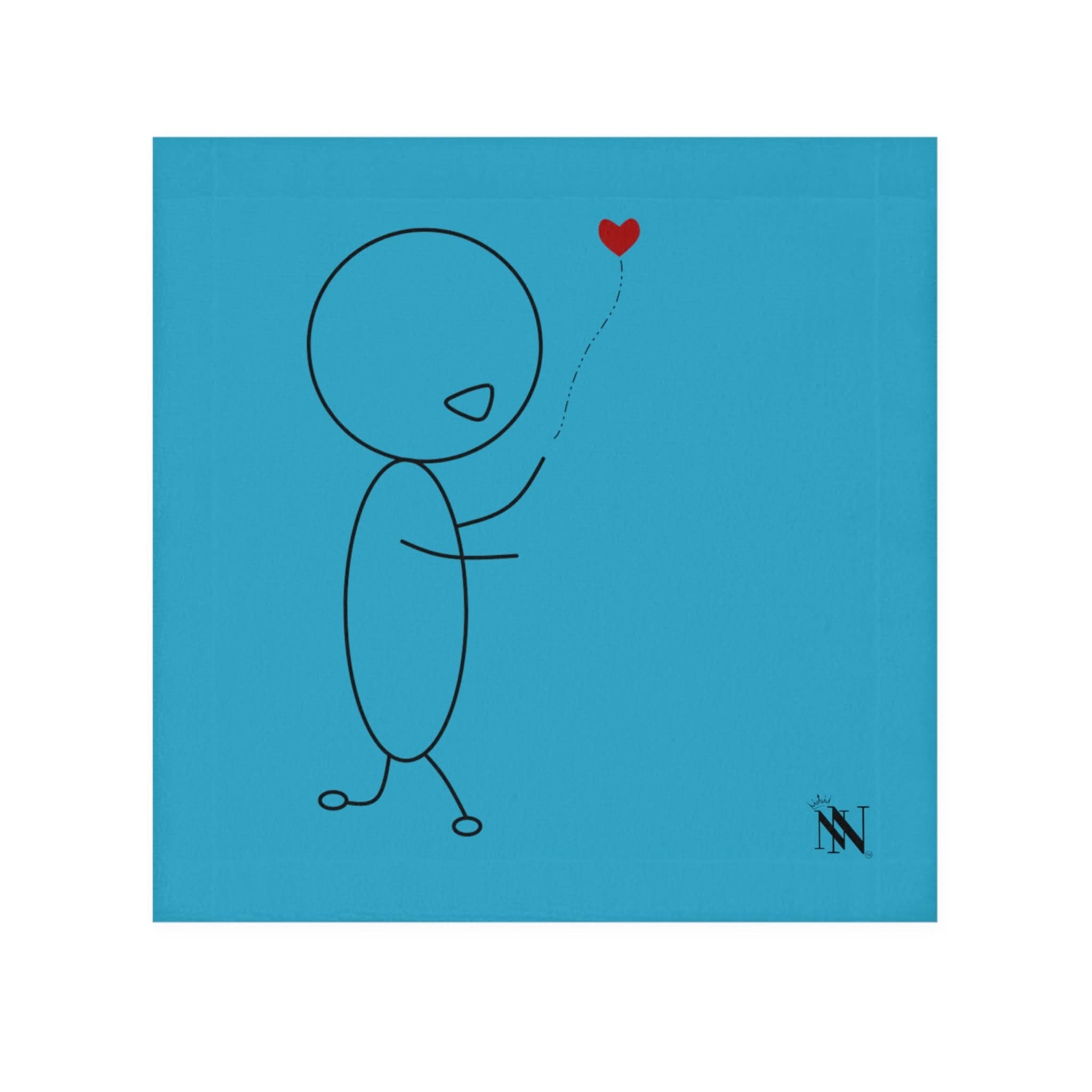 Heart on a String Teal | Mix & Match Lils’ Fun-Flirty Lovers’ Towels