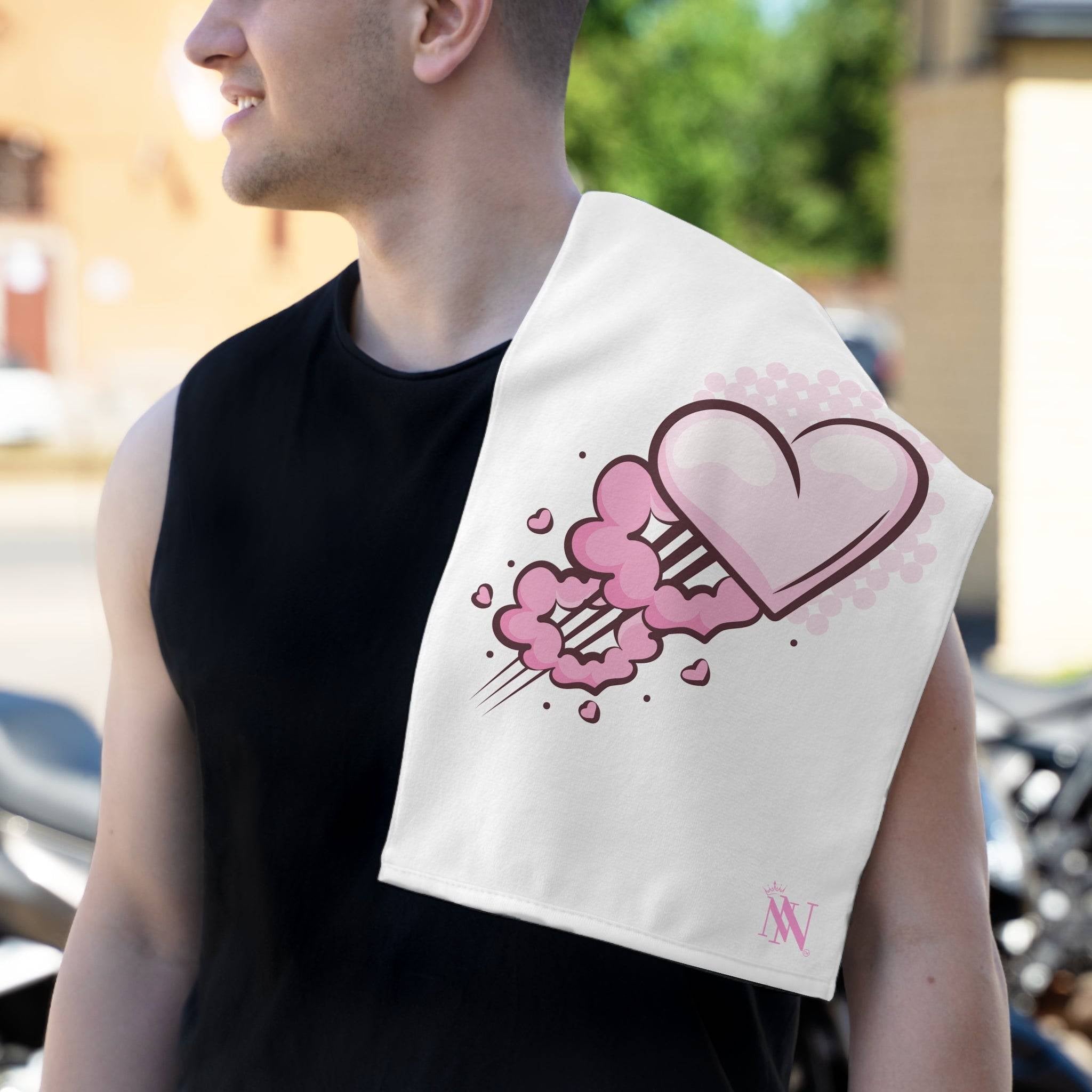 Heart Pounding | Mix & Match Soft Fun-Flirty Lovers’ Towels