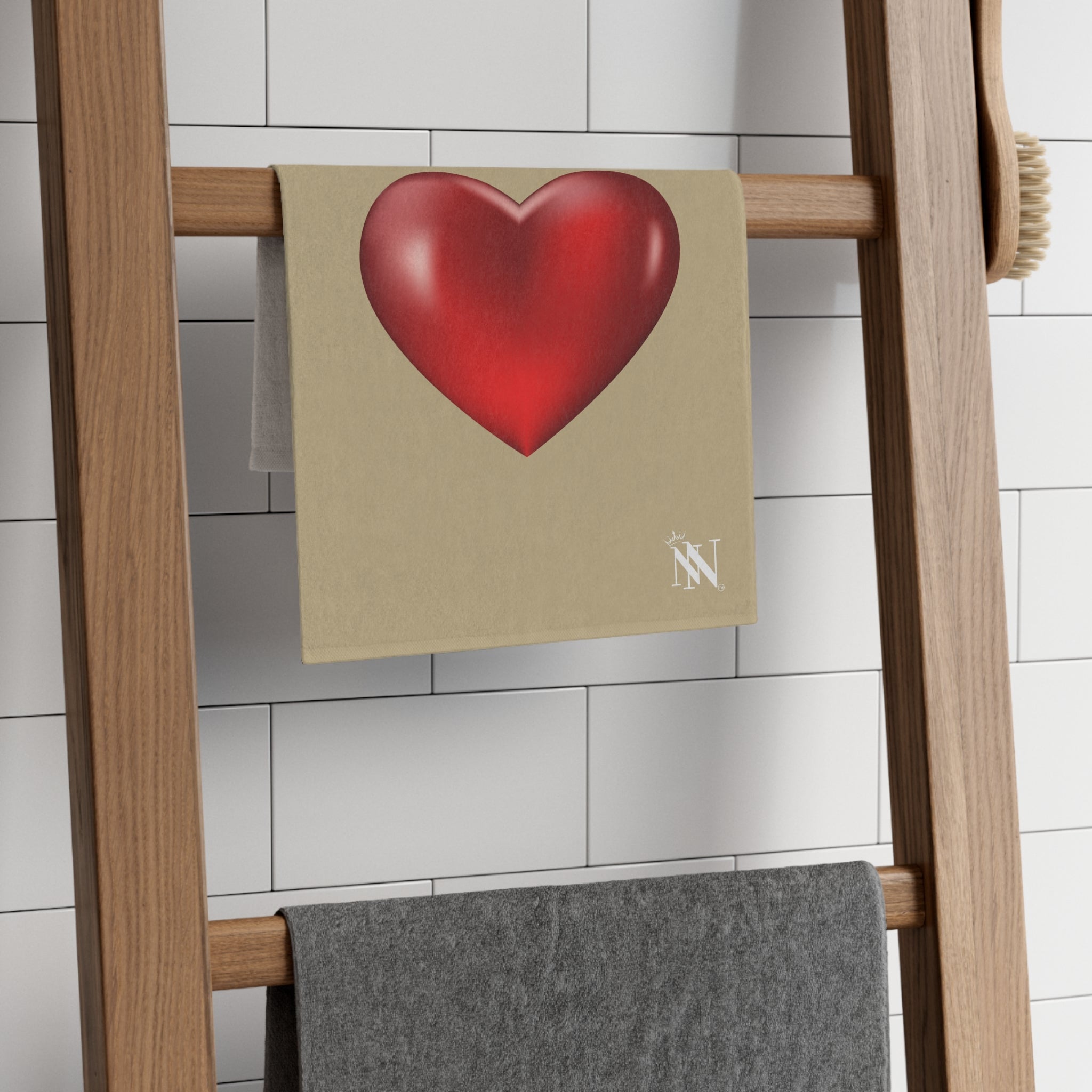 Heart Queen Gold | Mix & Match Soft Fun-Flirty Lovers’ Towels