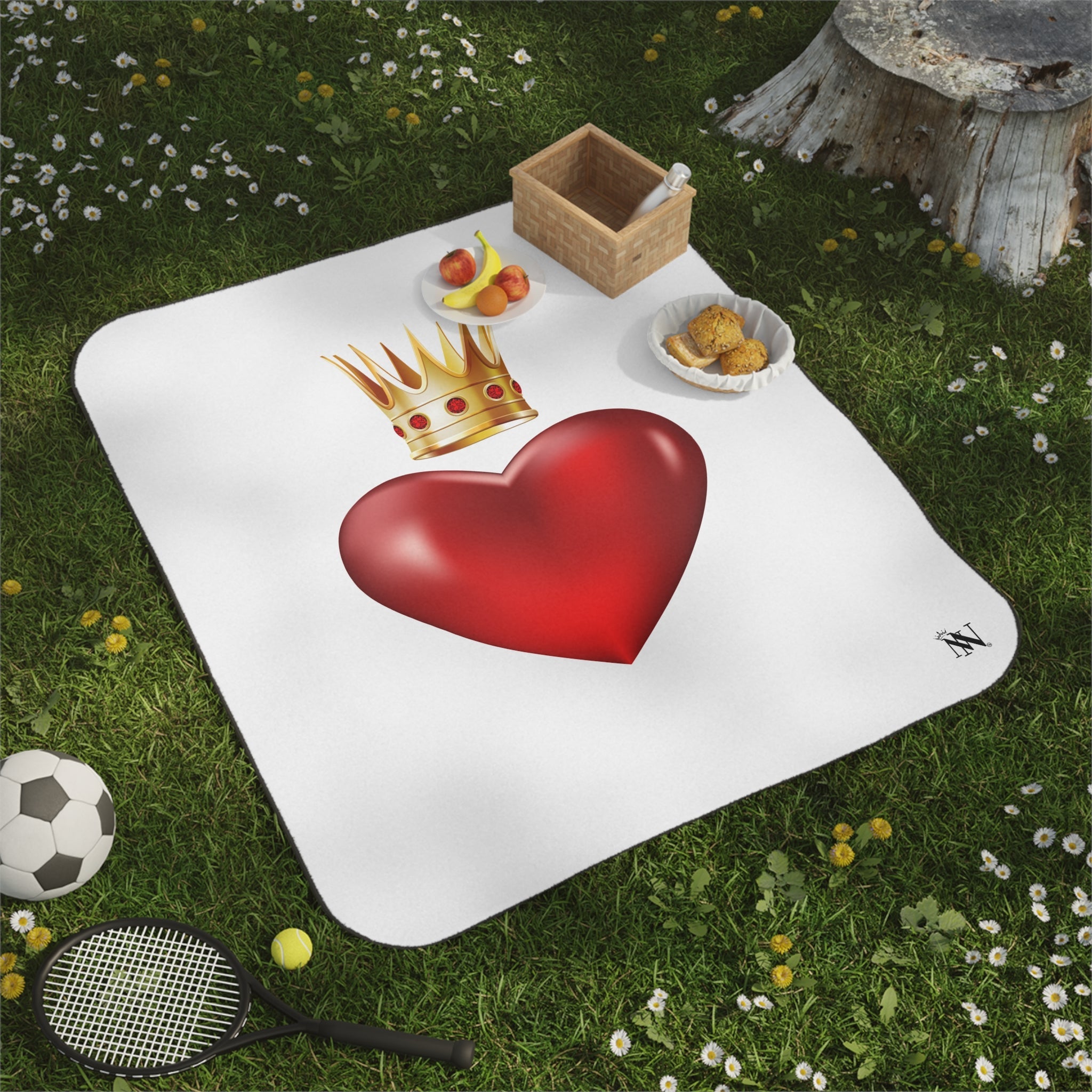 Heart Queen | Mix Match Fun-Flirty Lovers’ Water-Resistant Blankets