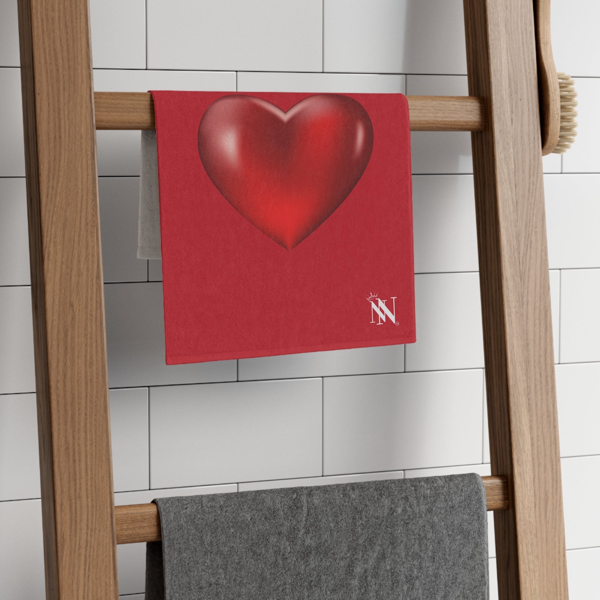 Heart Queen Red | Mix & Match Soft Fun-Flirty Lovers’ Towels