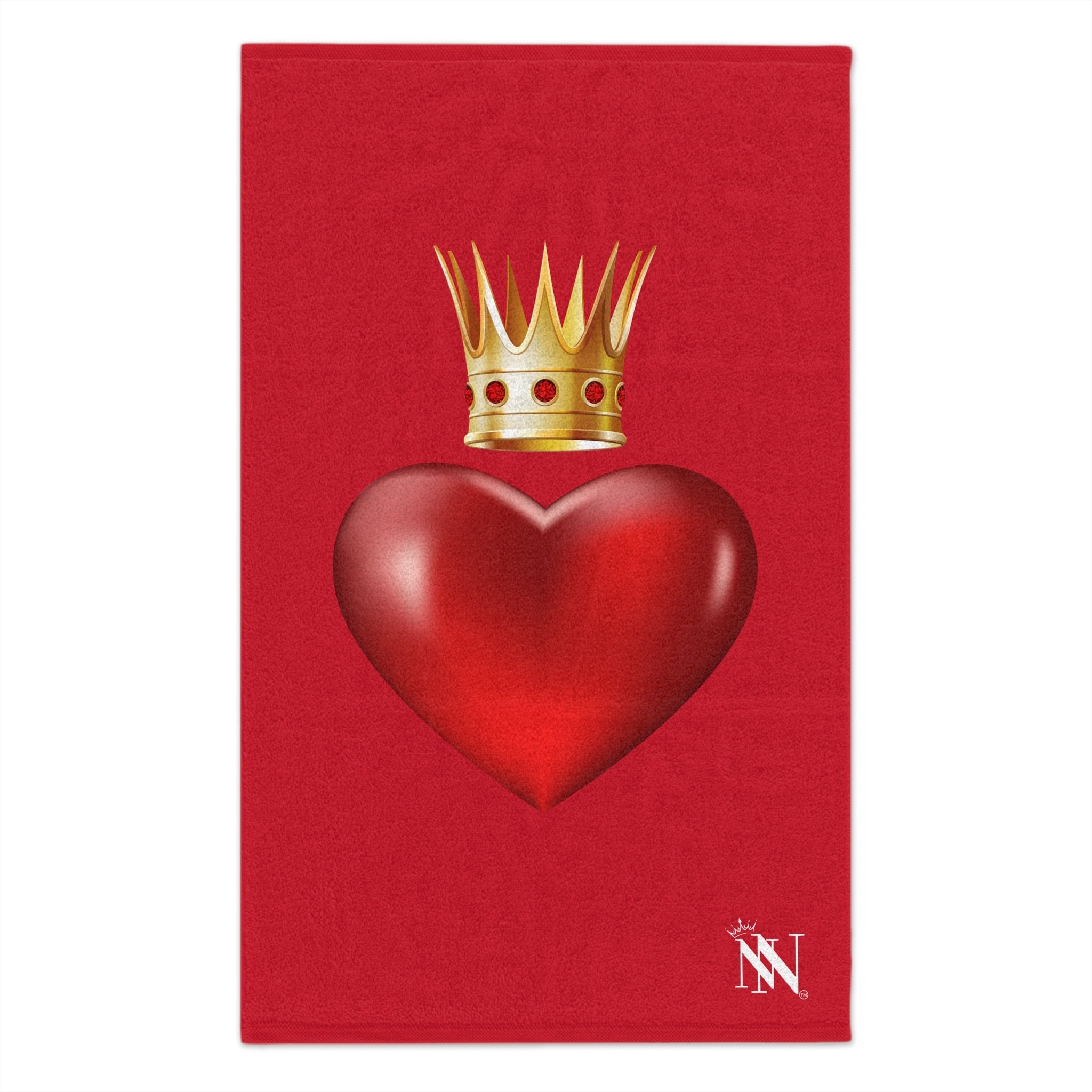 Heart Queen Red | Mix & Match Soft Fun-Flirty Lovers’ Towels