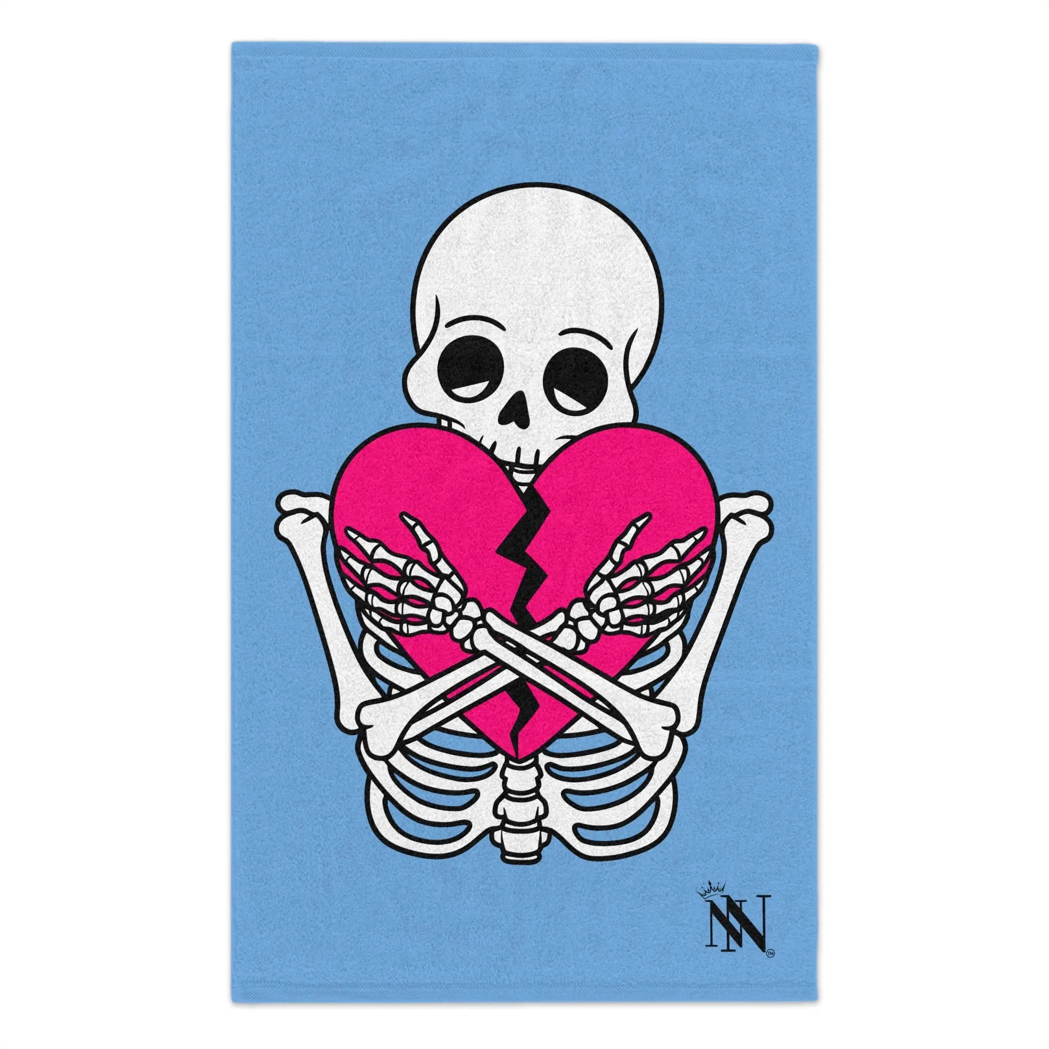 Heartbreaker Love Light Blue | Mix & Match Soft Fun-Flirty Lovers’ Towels