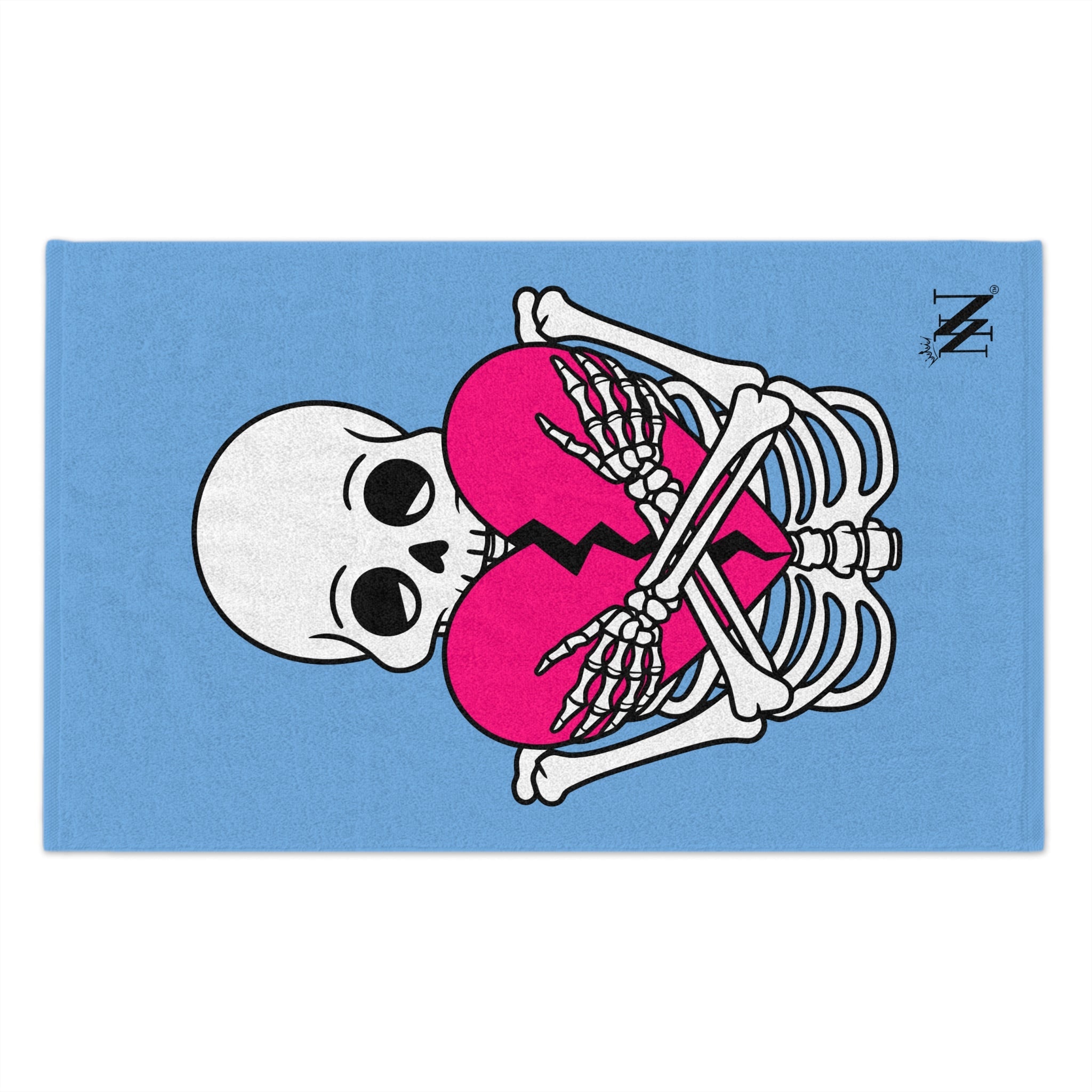 Heartbreaker Love Light Blue | Mix & Match Soft Fun-Flirty Lovers’ Towels