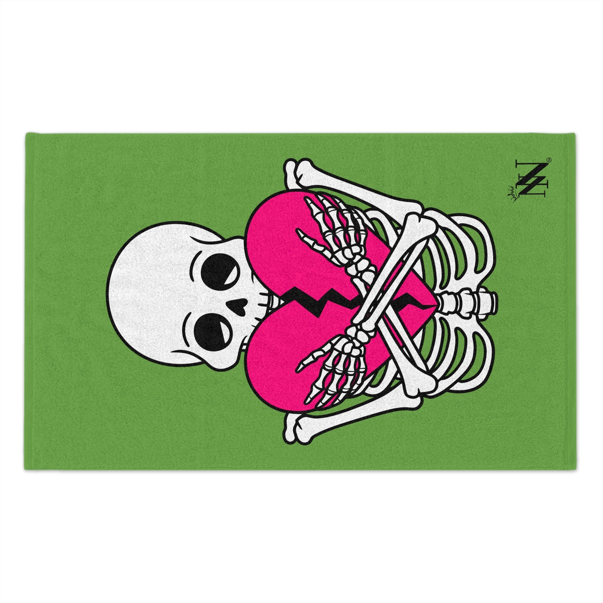 Heartbreaker Love Light Green | Mix & Match Soft Fun-Flirty Lovers’ Towels