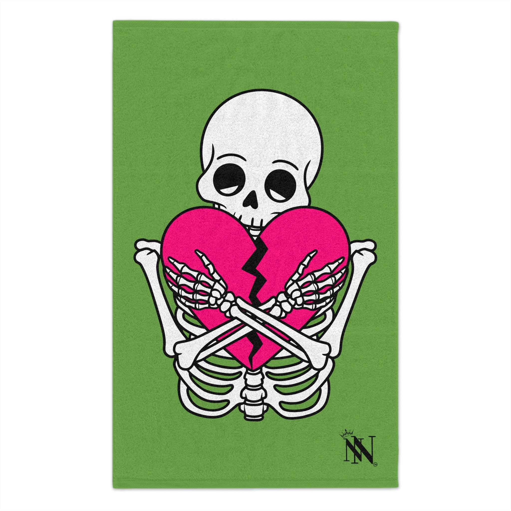 Heartbreaker Love Light Green | Mix & Match Soft Fun-Flirty Lovers’ Towels