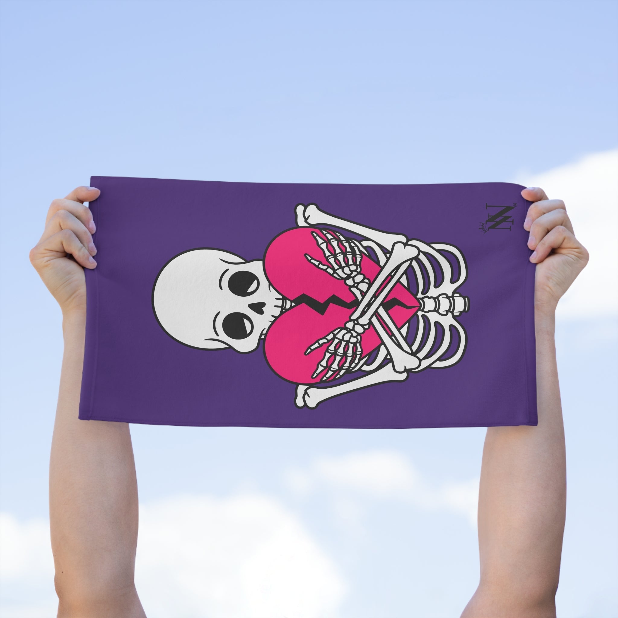 Heartbreaker Love Purple | Mix & Match Soft Fun-Flirty Lovers’ Towels