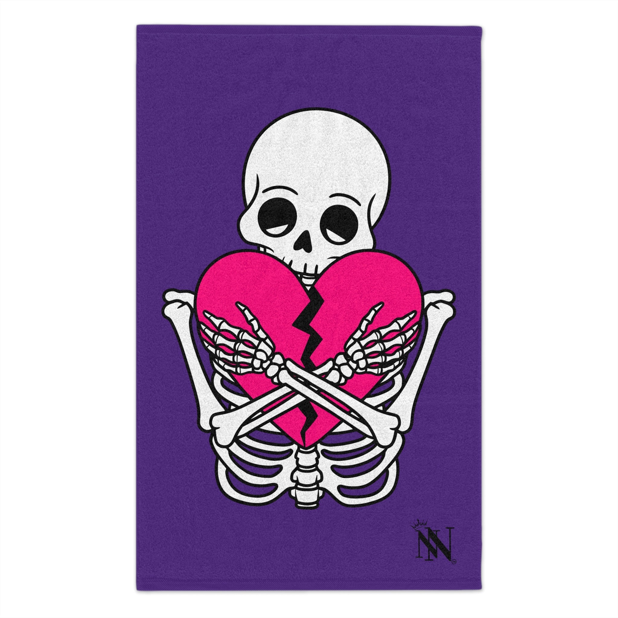 Heartbreaker Love Purple | Mix & Match Soft Fun-Flirty Lovers’ Towels