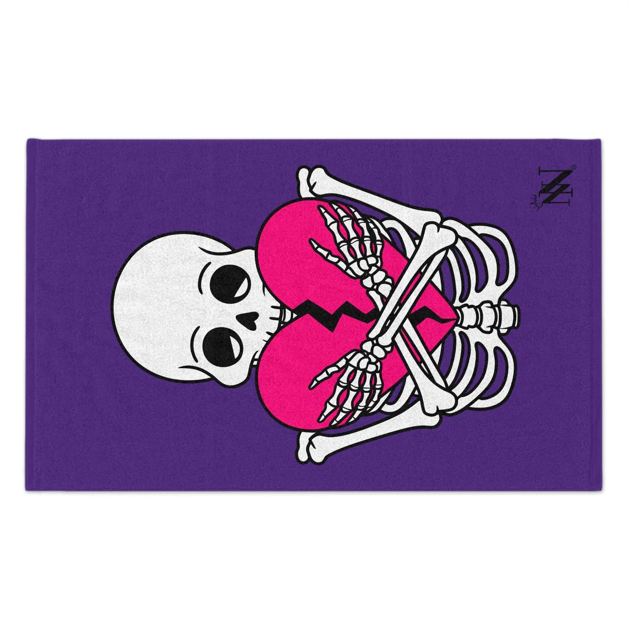 Heartbreaker Love Purple | Mix & Match Soft Fun-Flirty Lovers’ Towels