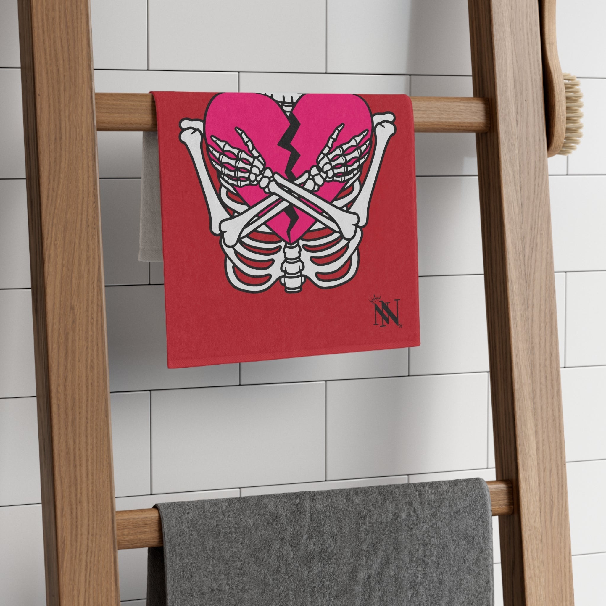 Heartbreaker Love Red | Mix & Match Soft Fun-Flirty Lovers’ Towels