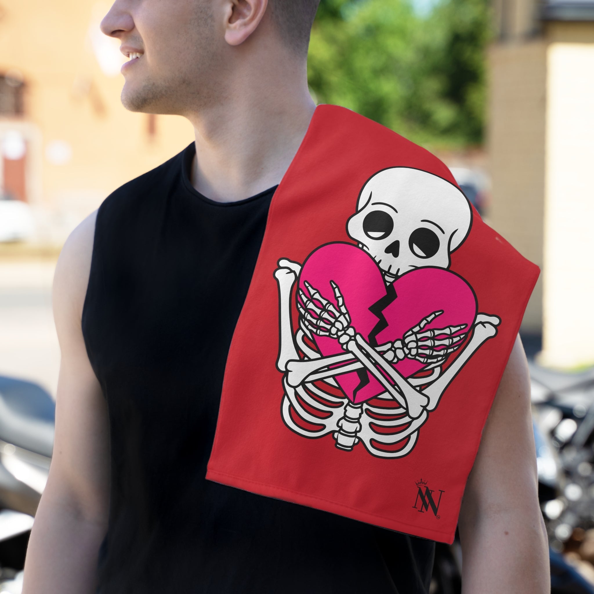 Heartbreaker Love Red | Mix & Match Soft Fun-Flirty Lovers’ Towels