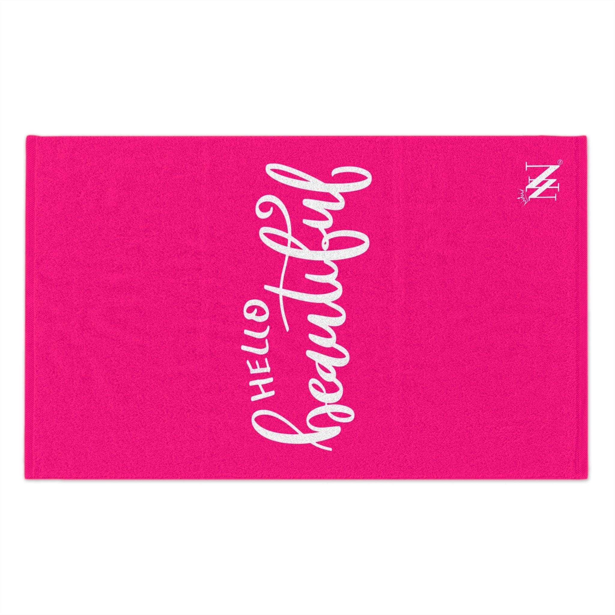 Hello Beautiful Pink Mix & Match Soft Sex Towels | Flirty Lovers’ Gifts