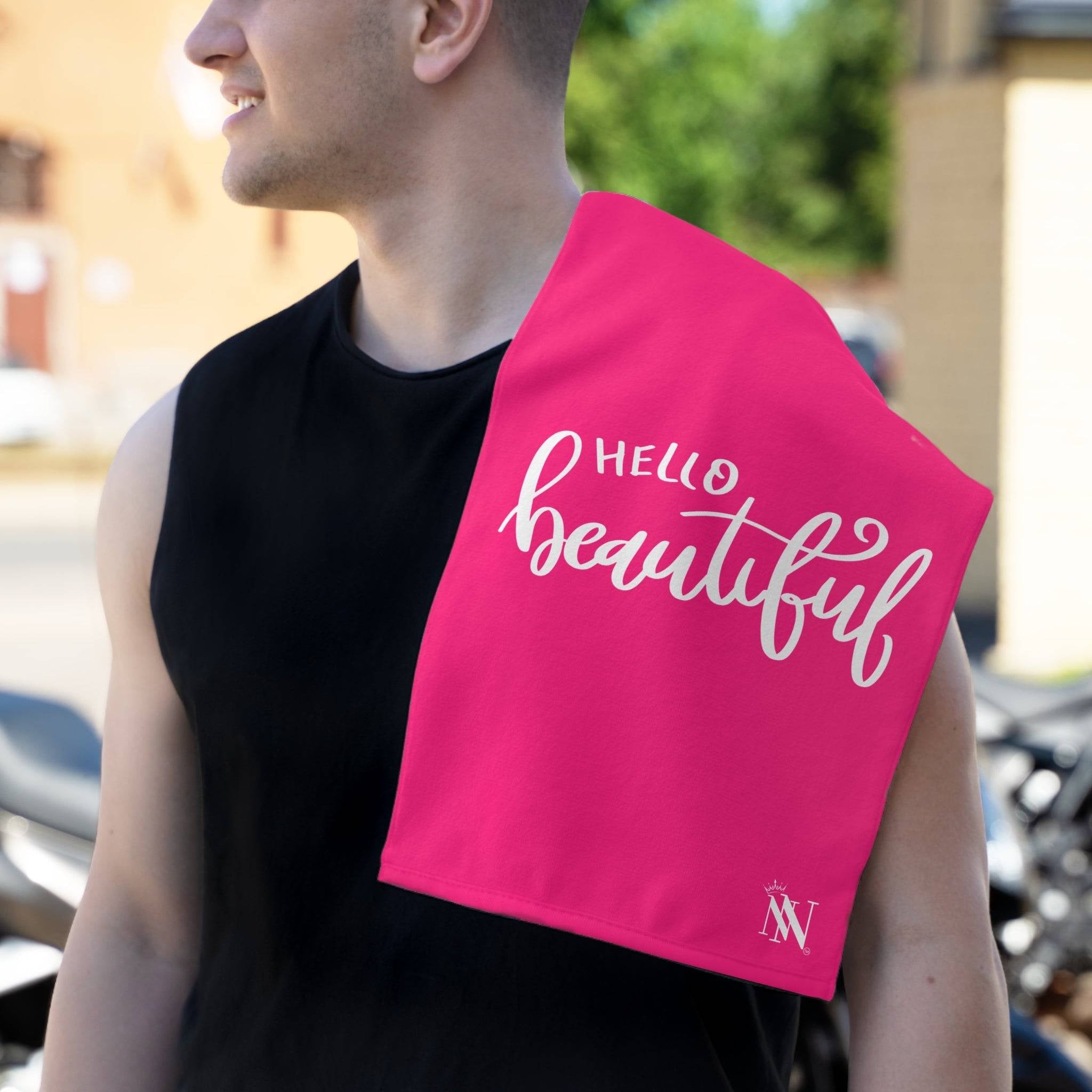 Hello Beautiful Pink Mix & Match Soft Sex Towels | Flirty Lovers’ Gifts