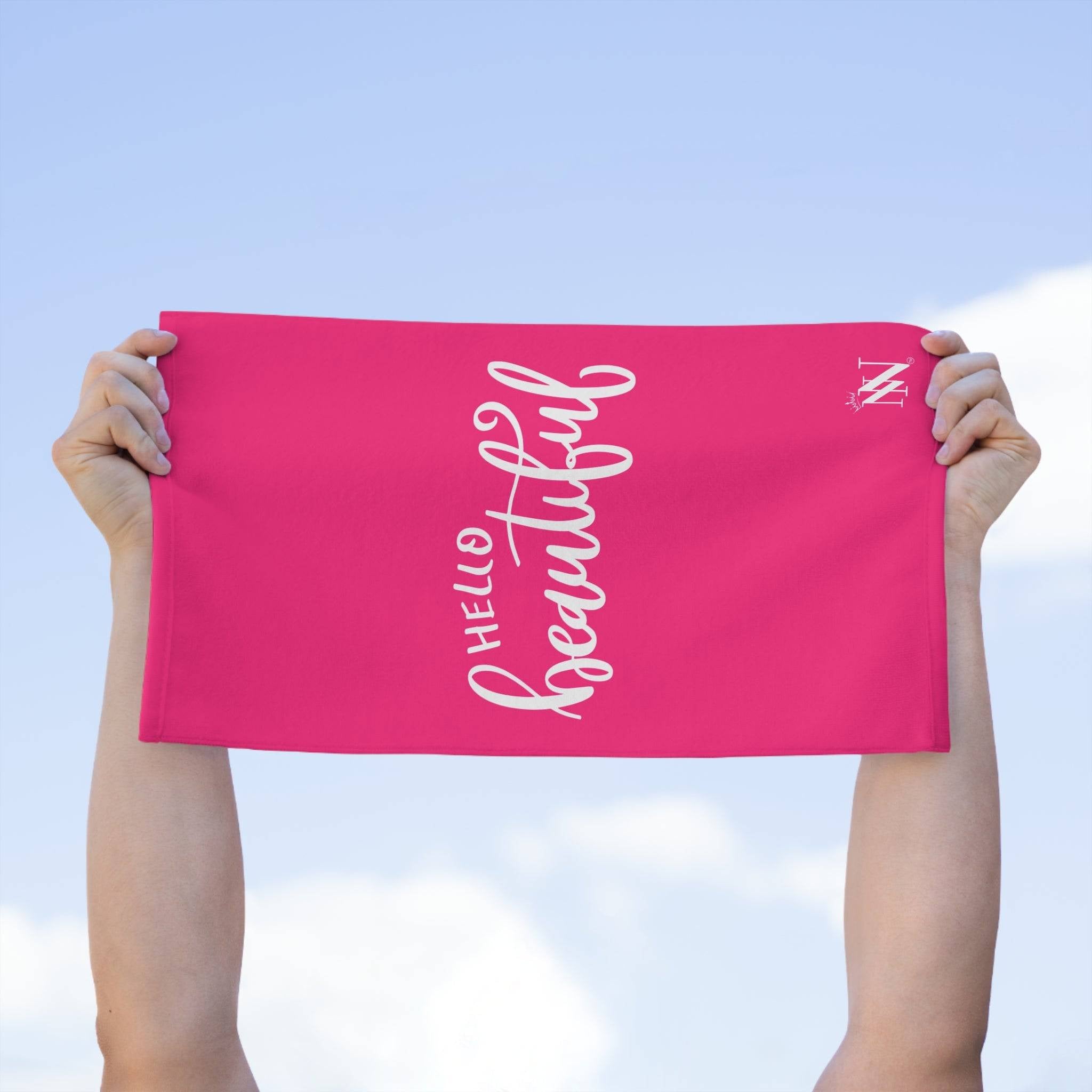 Hello Beautiful Pink Mix & Match Soft Sex Towels | Flirty Lovers’ Gifts