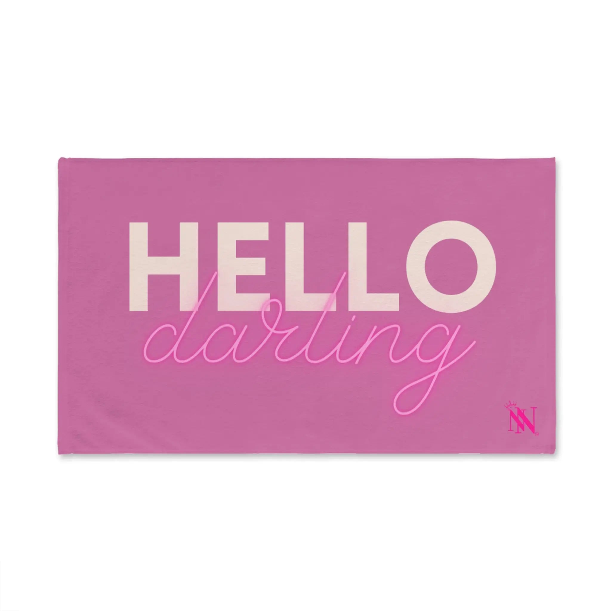 Hello Darling Soft Pink | Mix & Match Original Fun-Flirty Lovers’ Towels