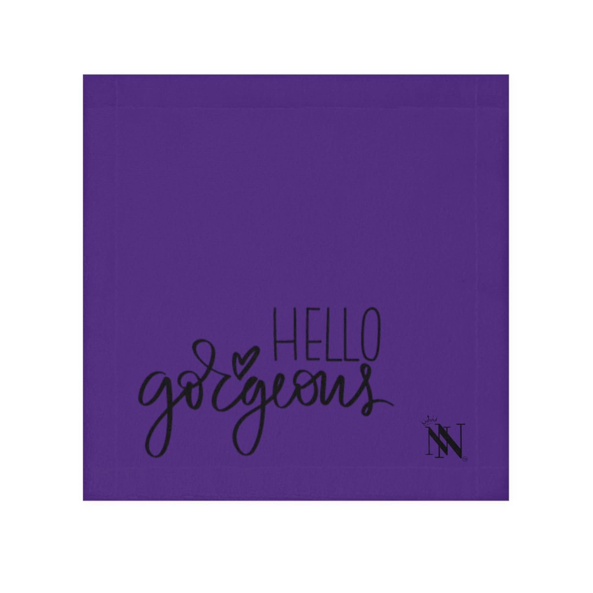 Hello Gorgeous Purple | Mix & Match Lils’ Fun-Flirty Lovers’ Towels