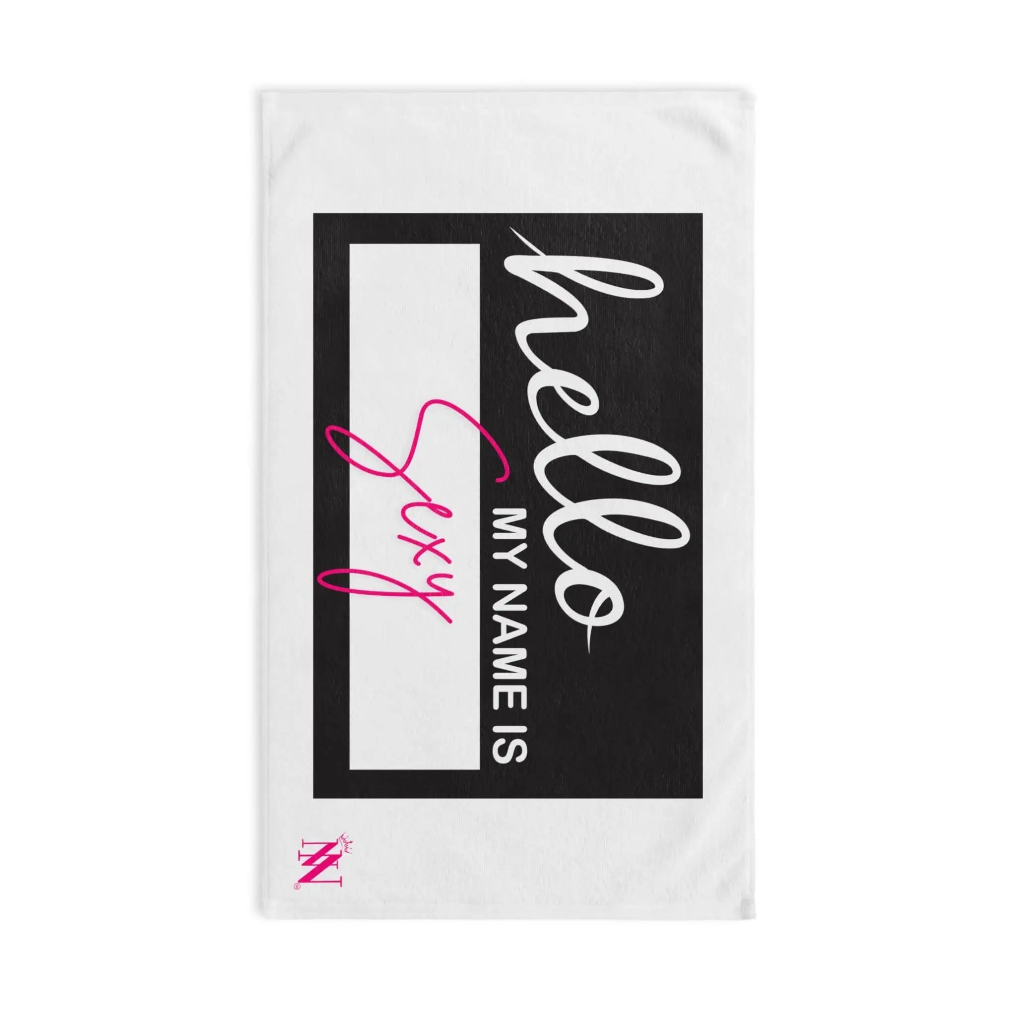 Hello My Name Is Sexy Tag | Mix & Match Original Fun-Flirty Lovers’ Towels