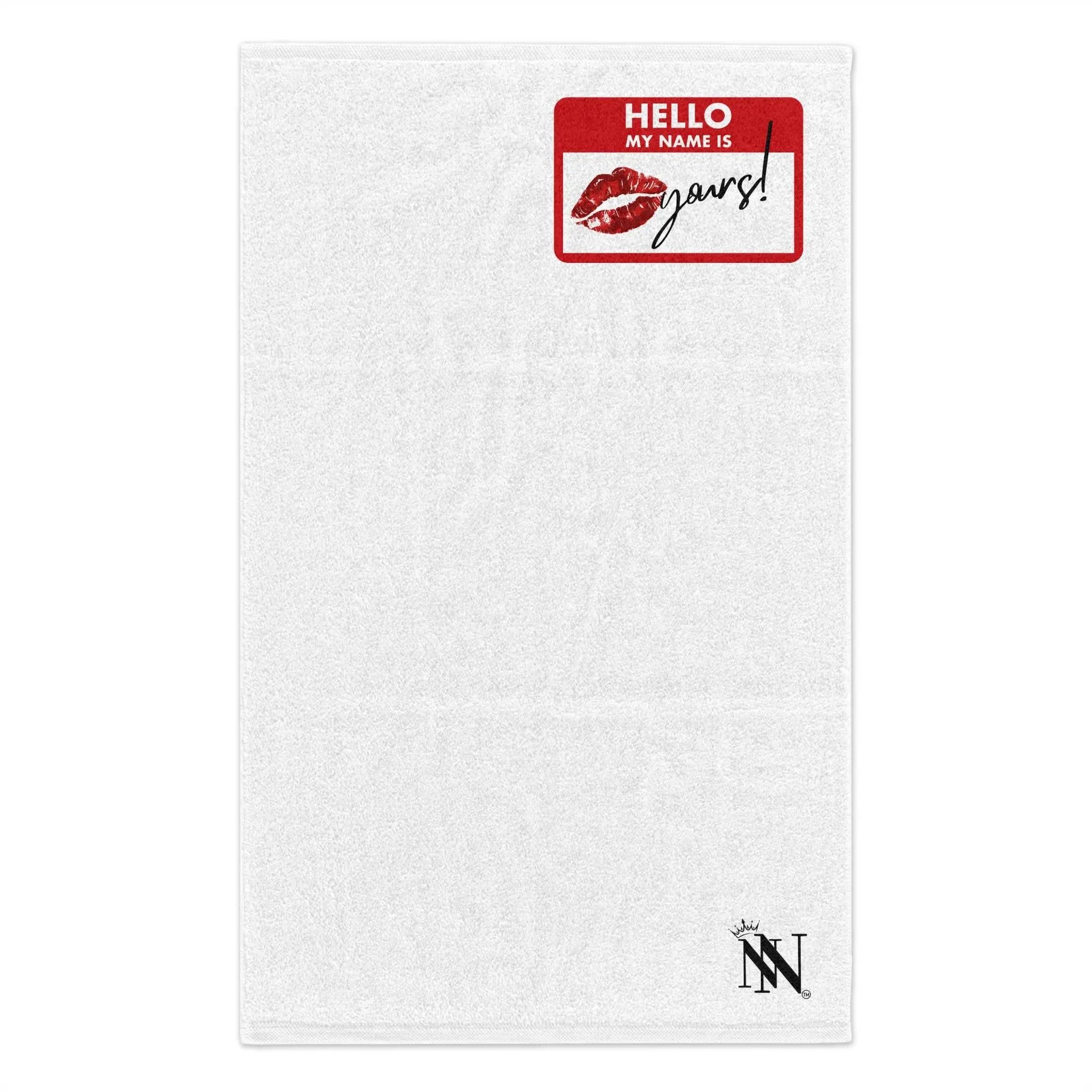 Hello My Name is Yours | Mix & Match Soft Fun-Flirty Lovers’ Towels