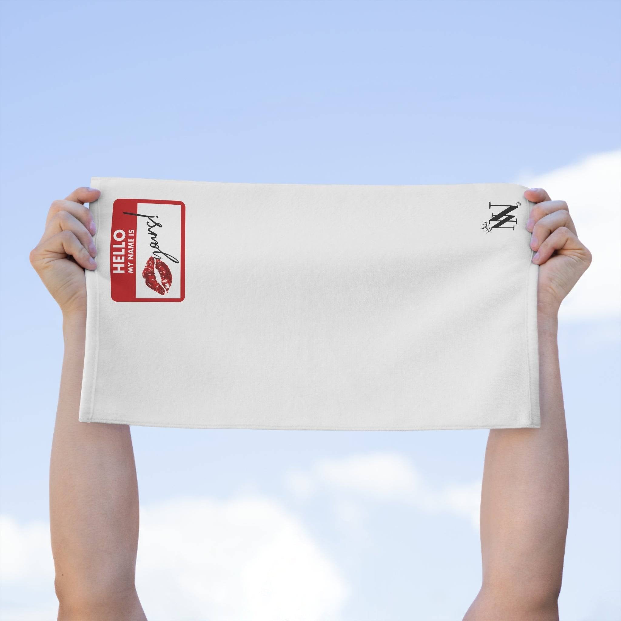 Hello My Name is Yours | Mix & Match Soft Fun-Flirty Lovers’ Towels