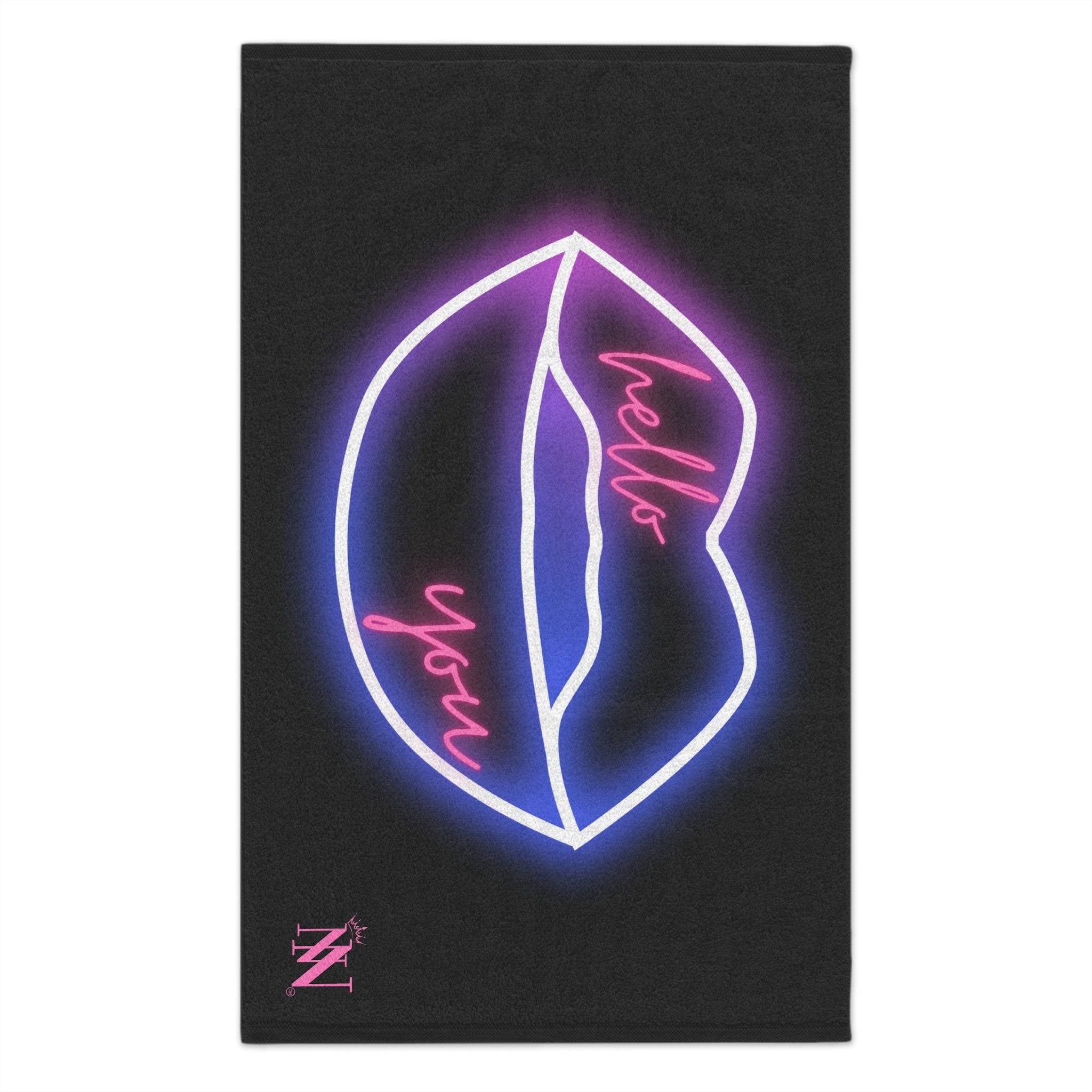 Hello You Neon | Mix & Match Soft Fun-Flirty Lovers’ Towels